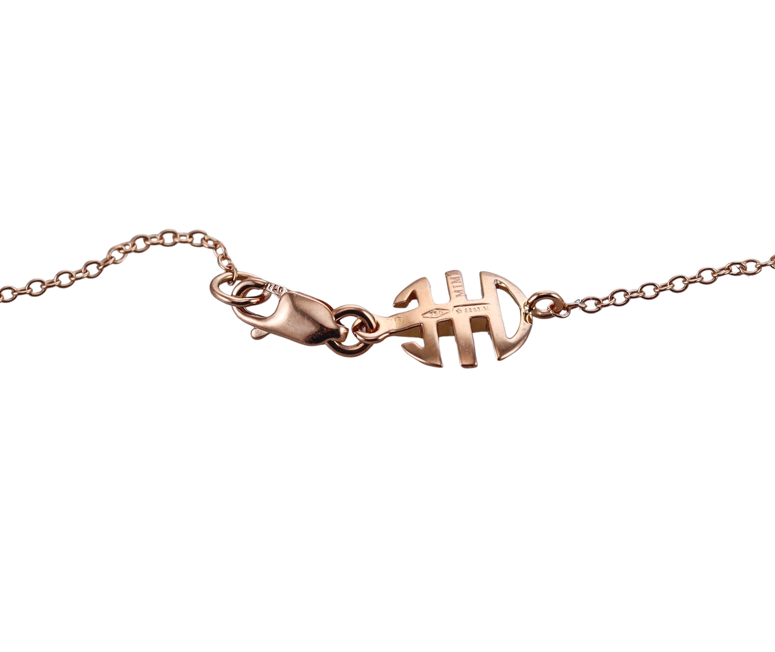 Mimi Milano Leela Turquoise Diamond Pearl Gold Pendant Necklace