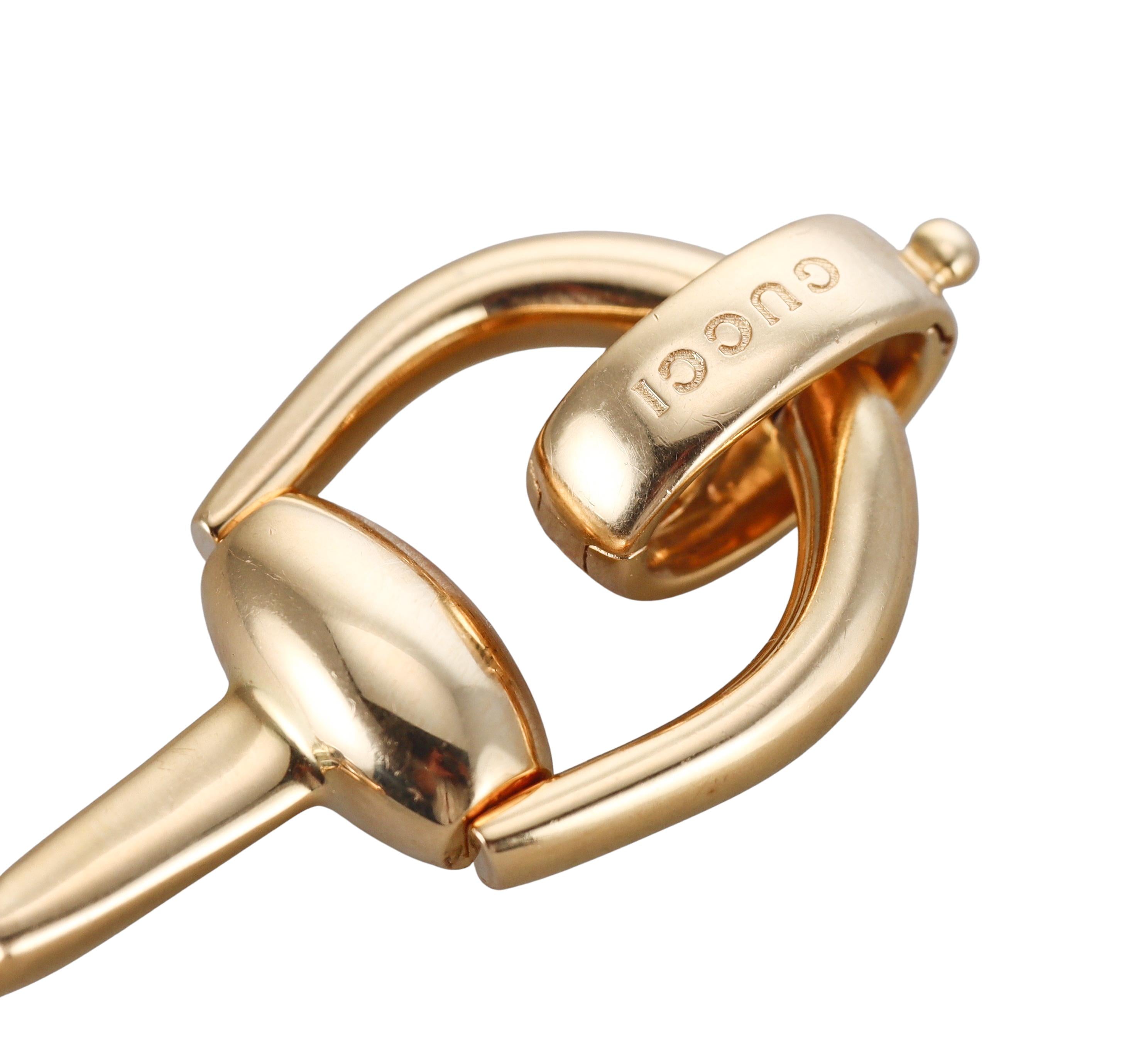 Gucci Horsebit Yellow Gold Bracelet