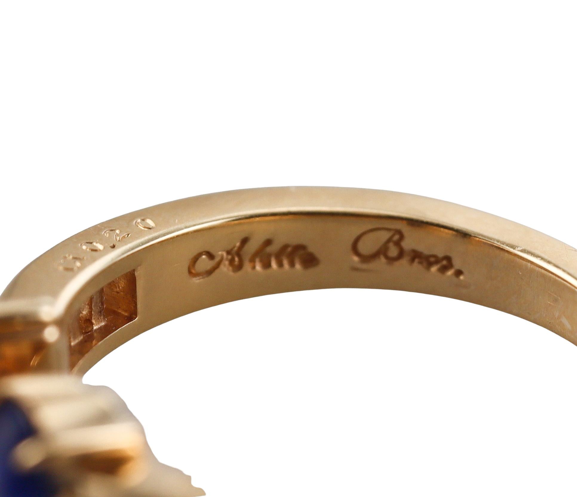 Aletto Brothers Sapphire Diamond Gold Ring