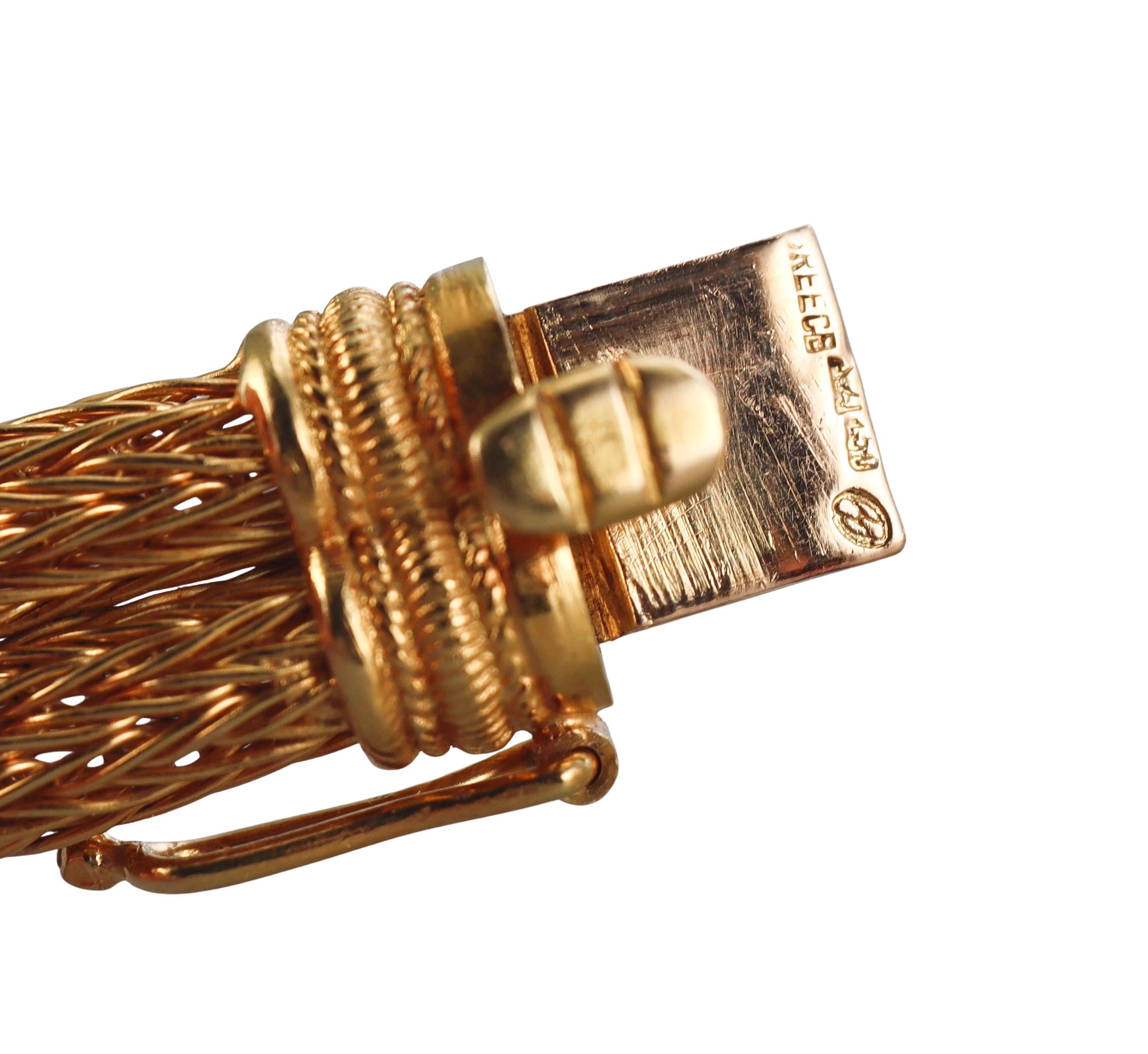 Lalaounis Greece Hercules Knot Gold Bracelet