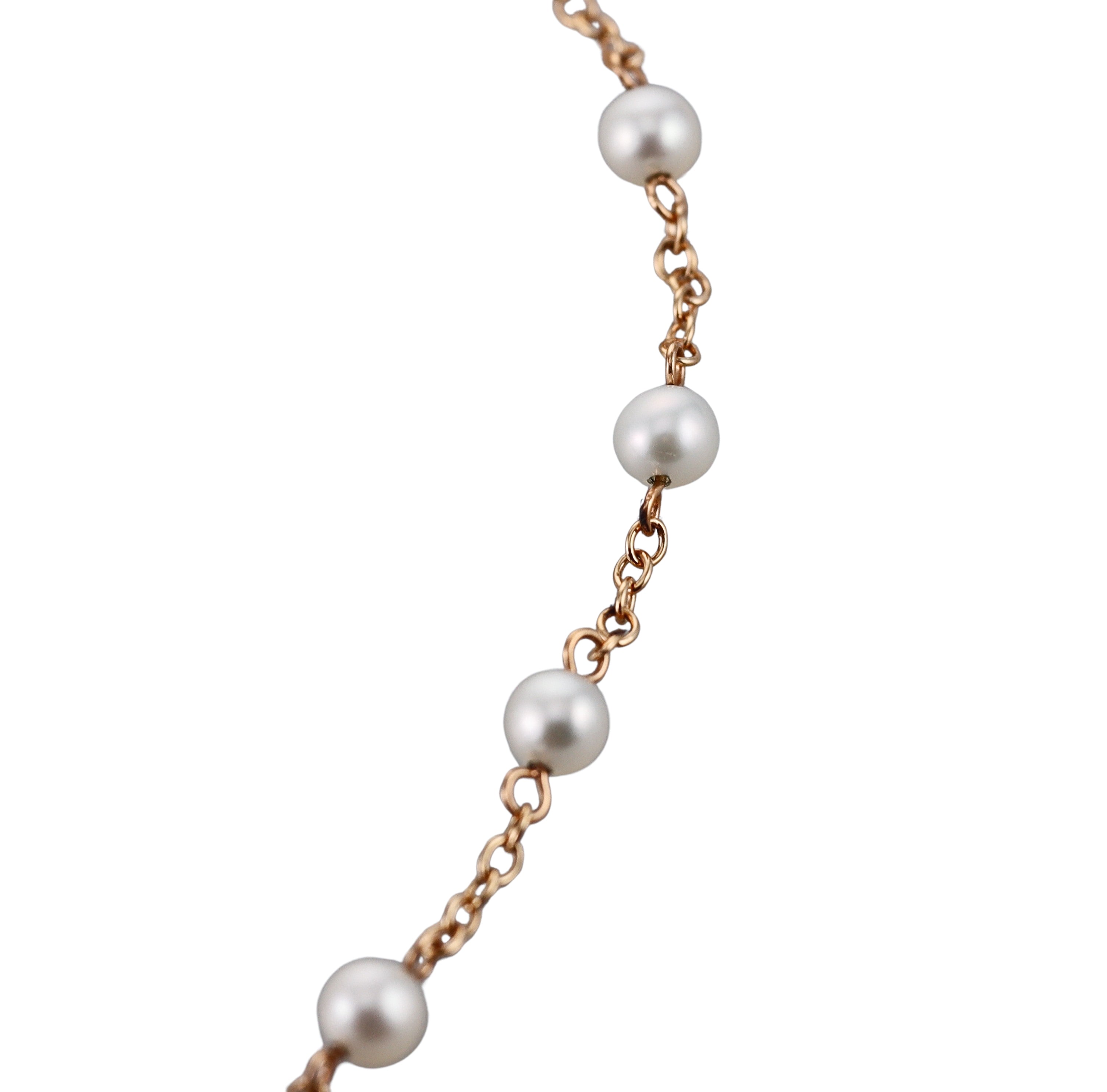 Mimi Milano Shan Teki Pearl Diamond Agate Gold Pendant Necklace