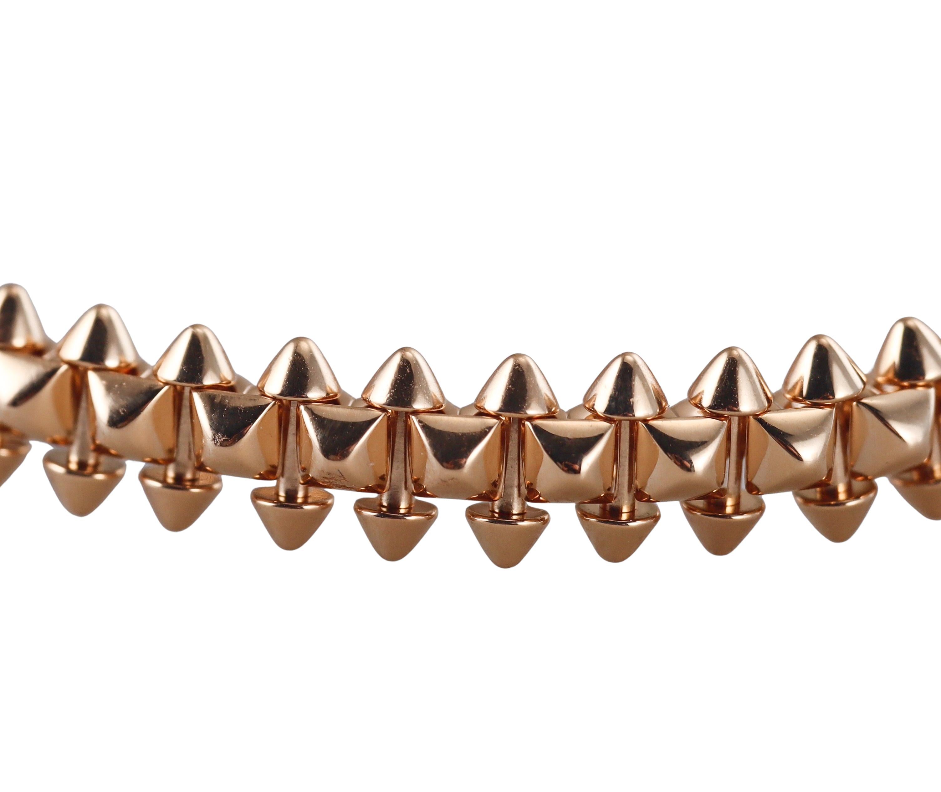 Cartier Clash Rose Gold Bracelet Size 15