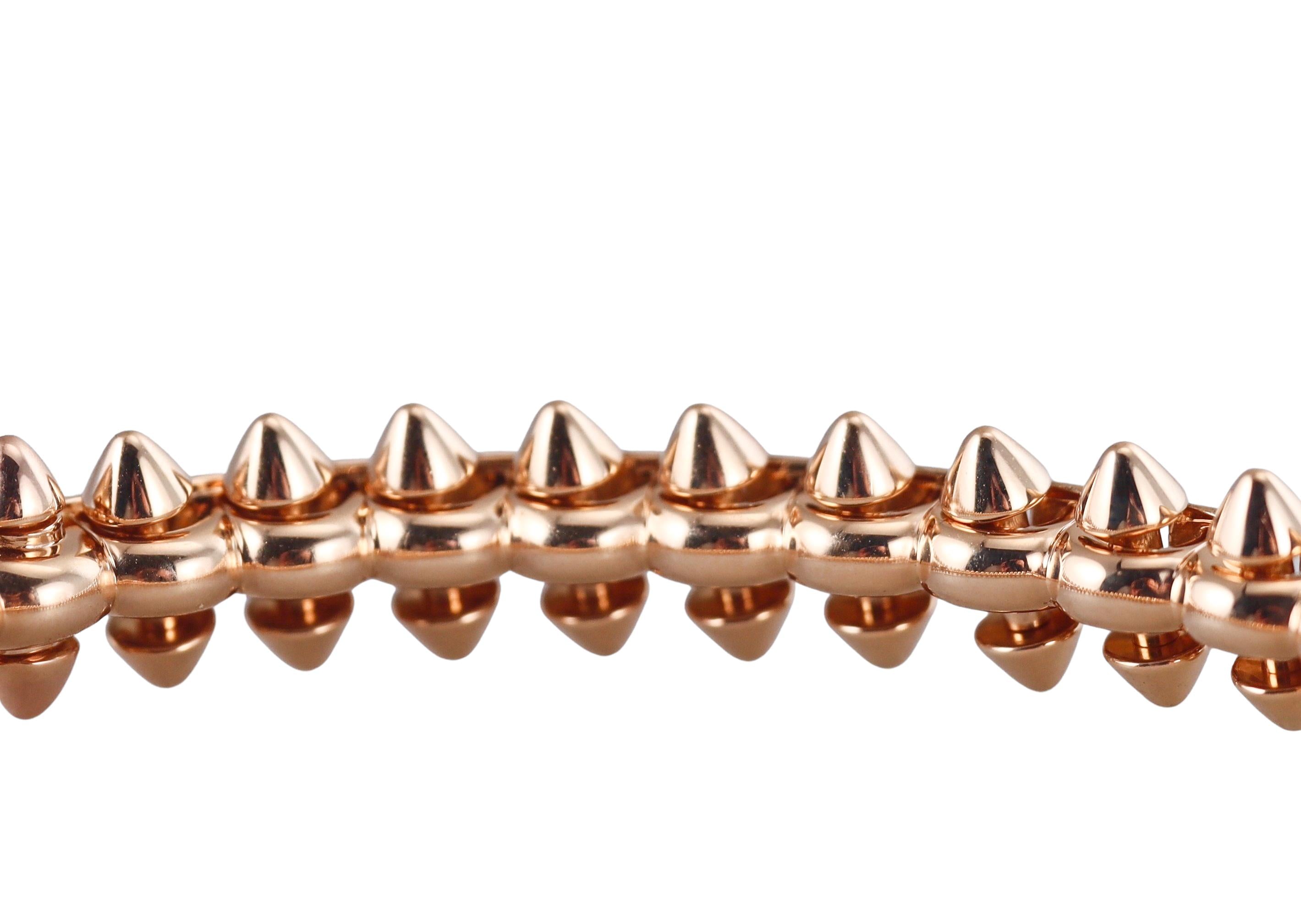 Cartier Clash Rose Gold Bracelet Size 15