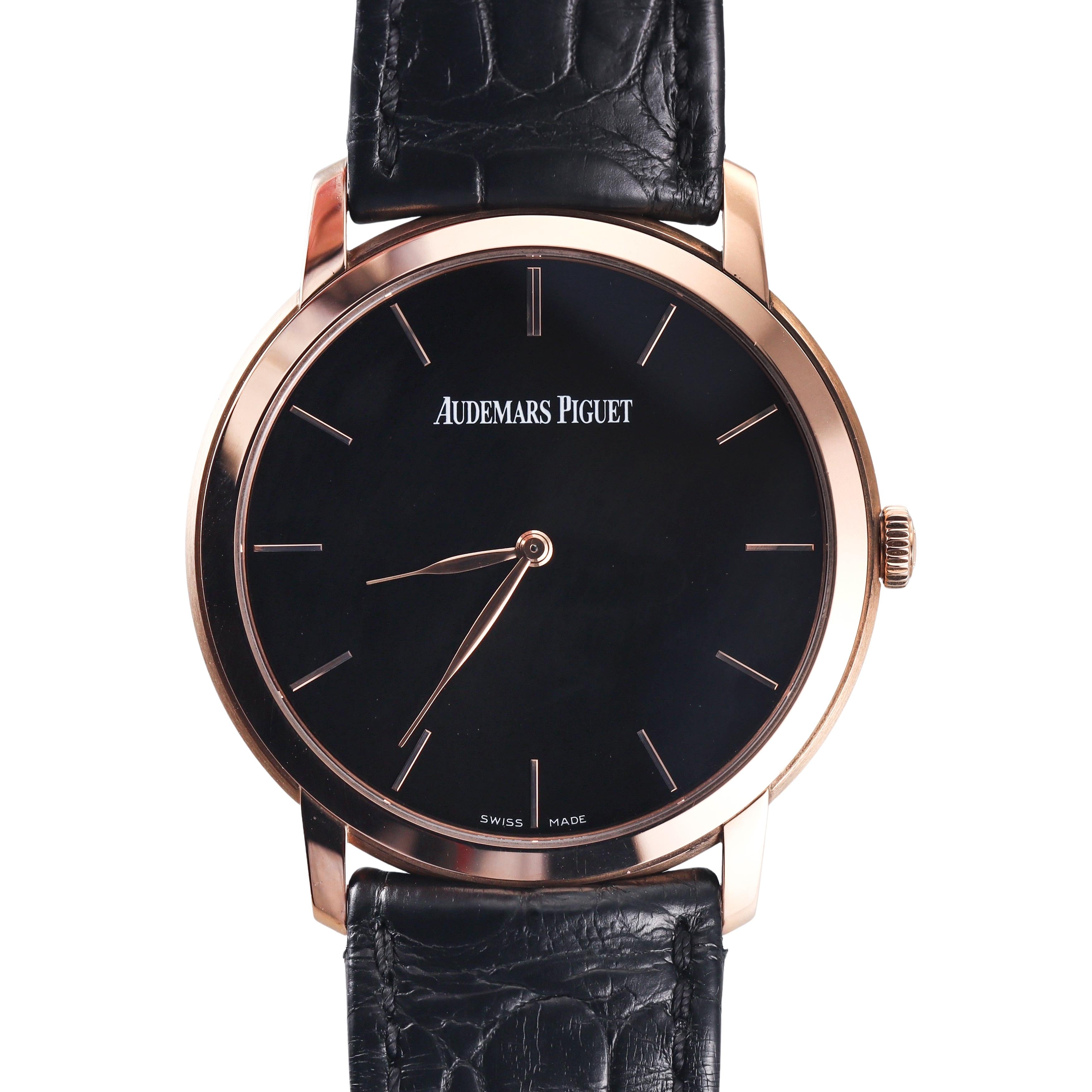 Audemars Piguet Jules 41 Rose Gold Extra Thin Watch 15180OR.OO.A002CR.01