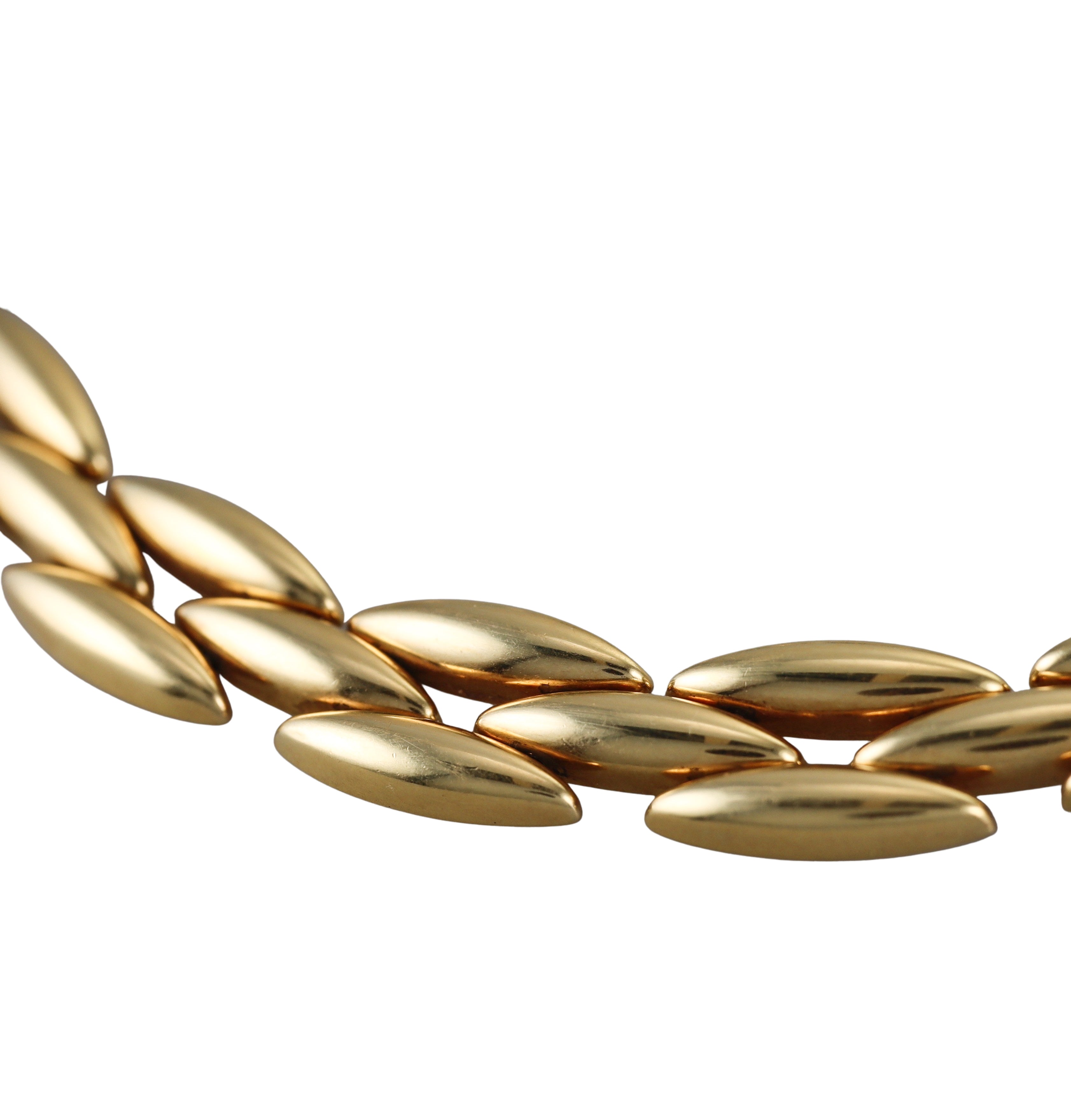 Cartier Gentiane Gold Three Row Necklace