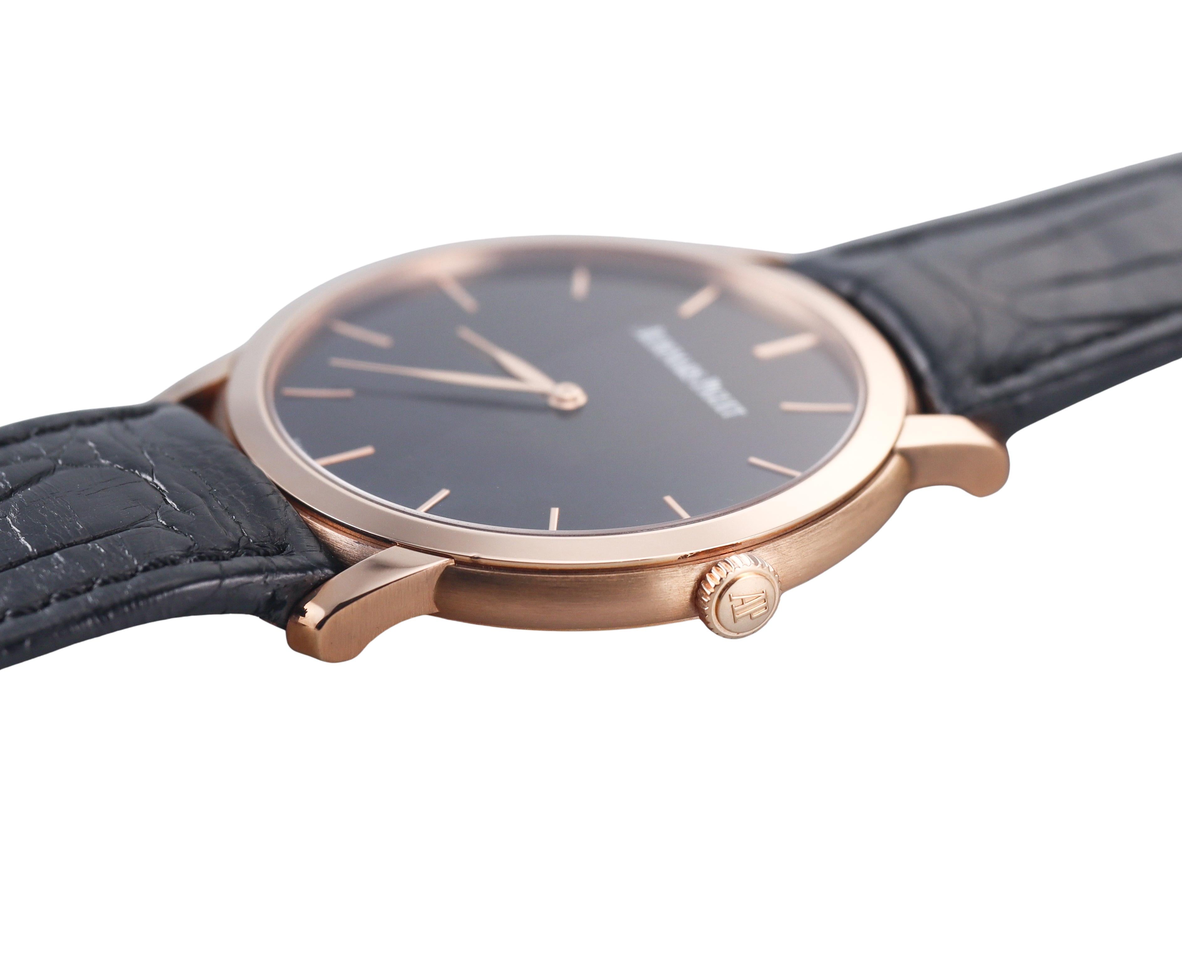 Audemars Piguet Jules 41 Rose Gold Extra Thin Watch 15180OR.OO.A002CR.01