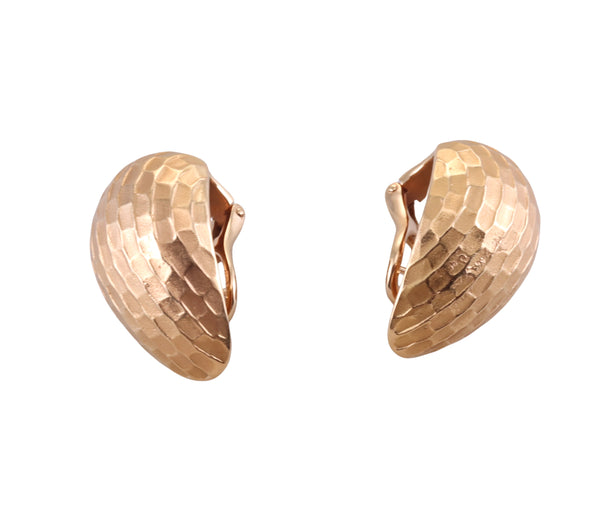 Pomellato Duna 18k Gold Half Hoop Earrings
