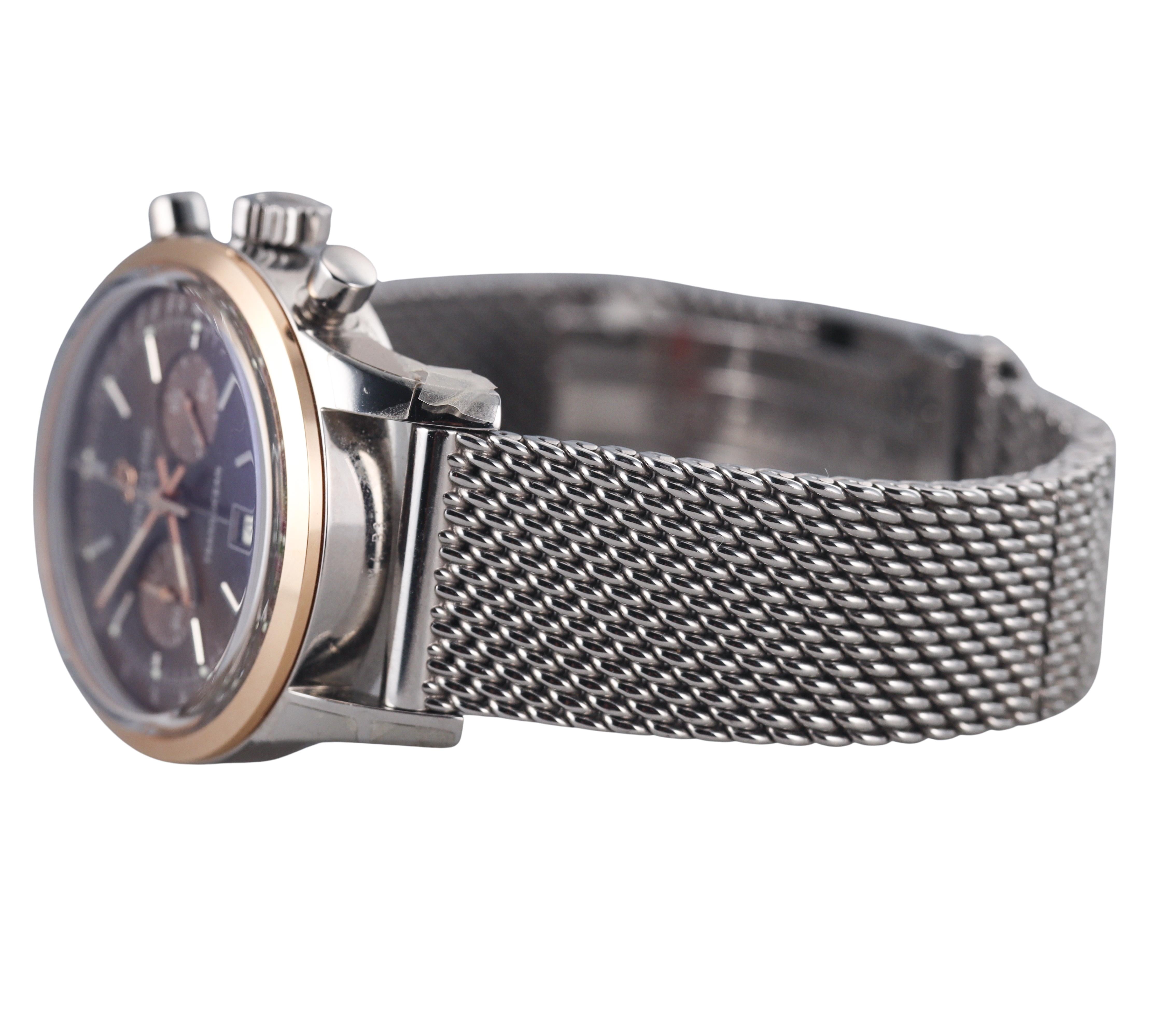 Breitling Transocean Rose Gold Steel Chronograph Watch U41310