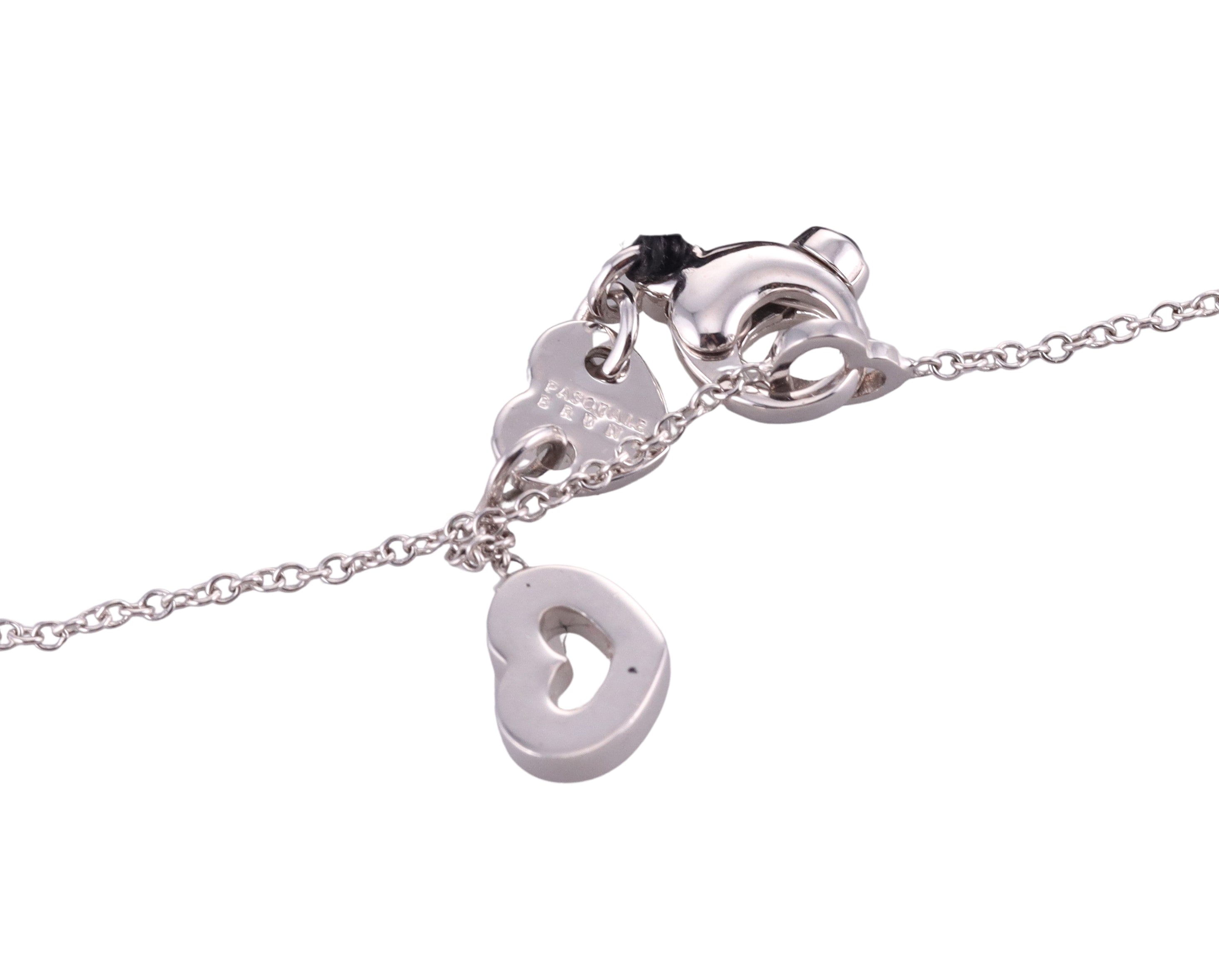 Pasquale Bruni 18k Gold Diamond Amore Pendant Necklace