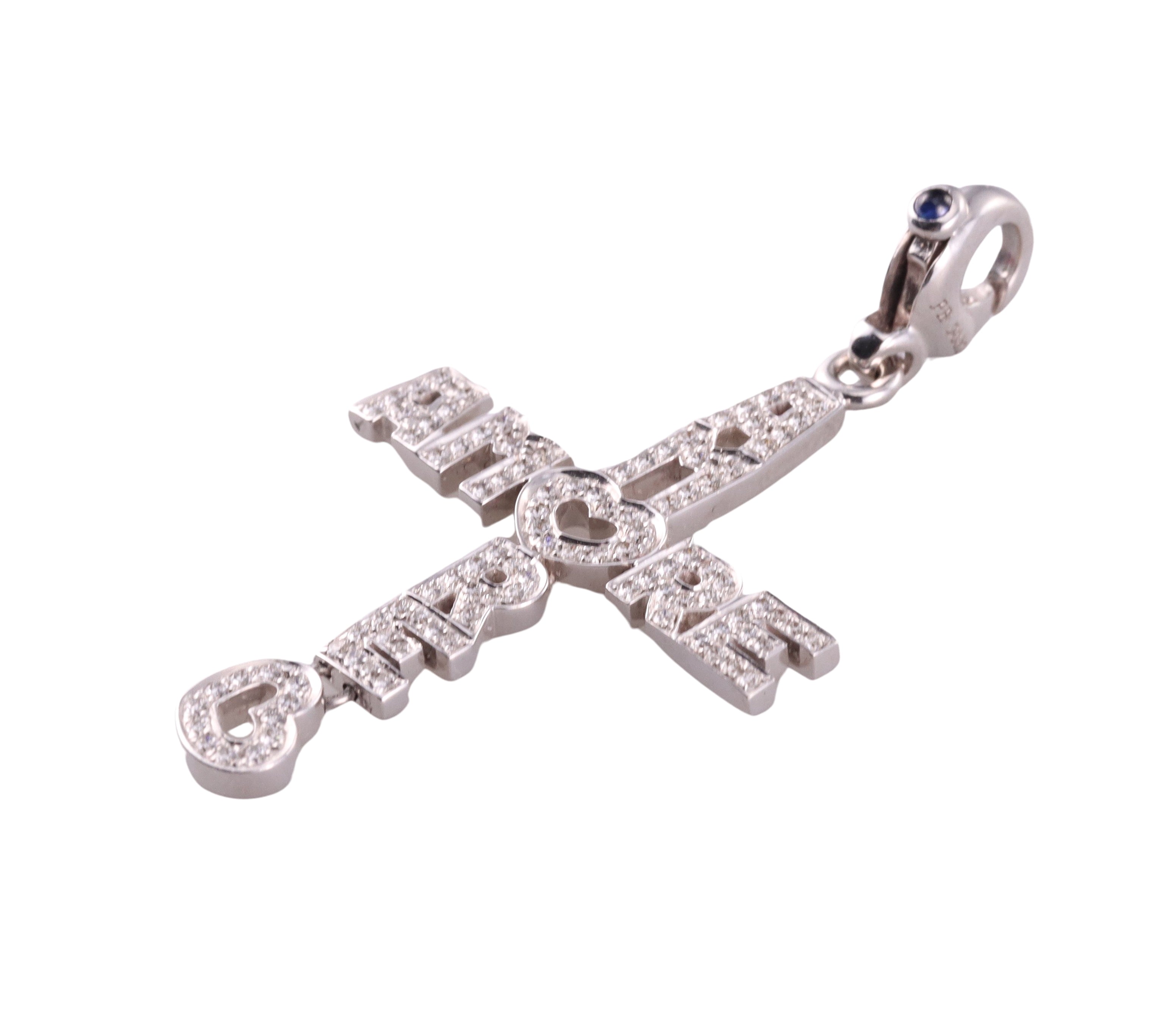 Pasquale Bruni 18k Gold Diamond Amore Pendant