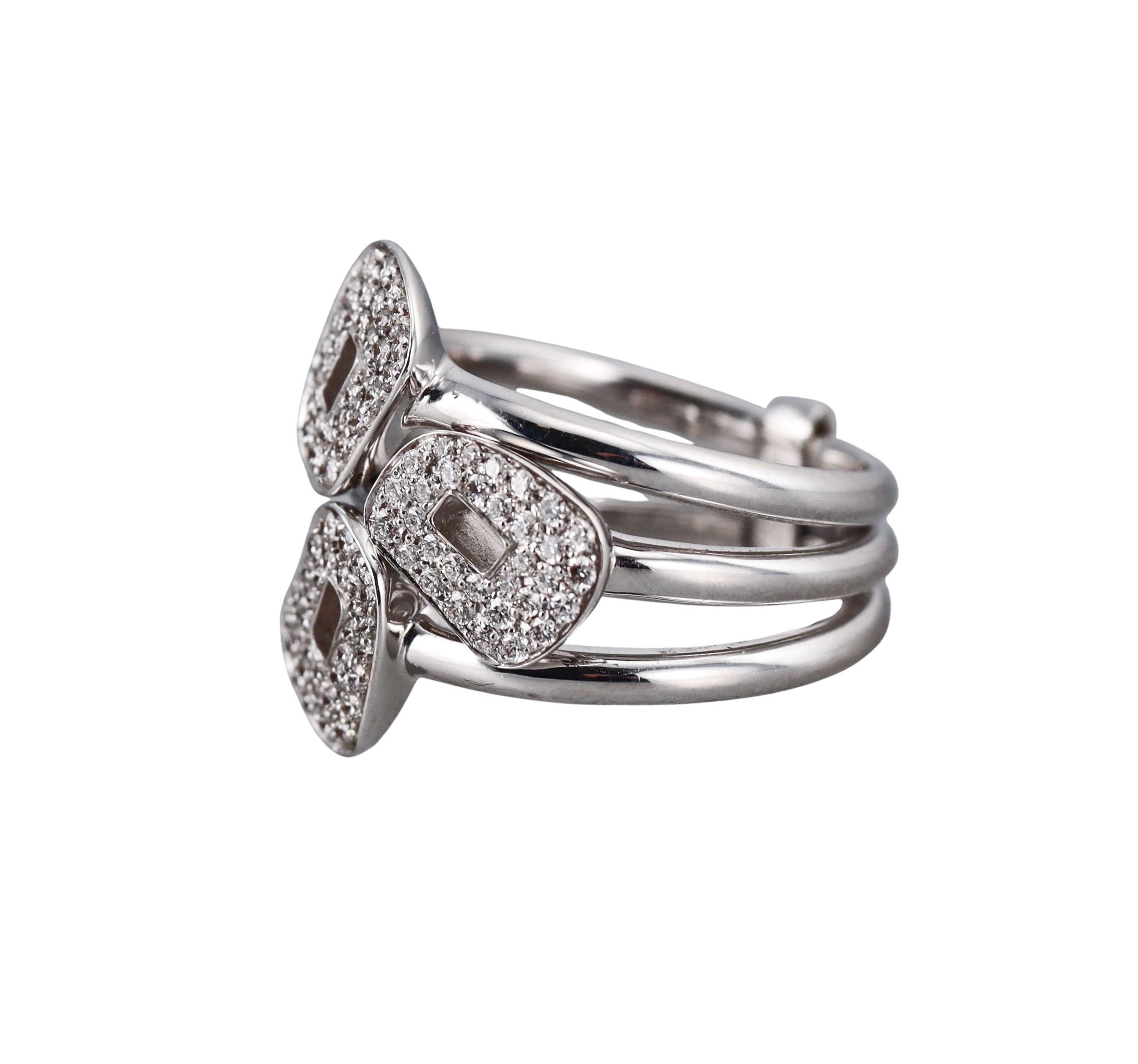Mattioli Puzzle Diamond White Gold Ring