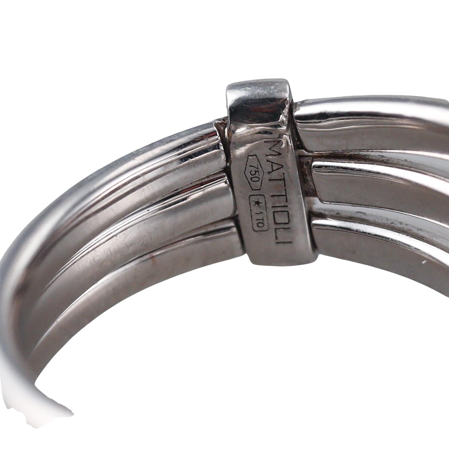Mattioli Puzzle Diamond White Gold Ring
