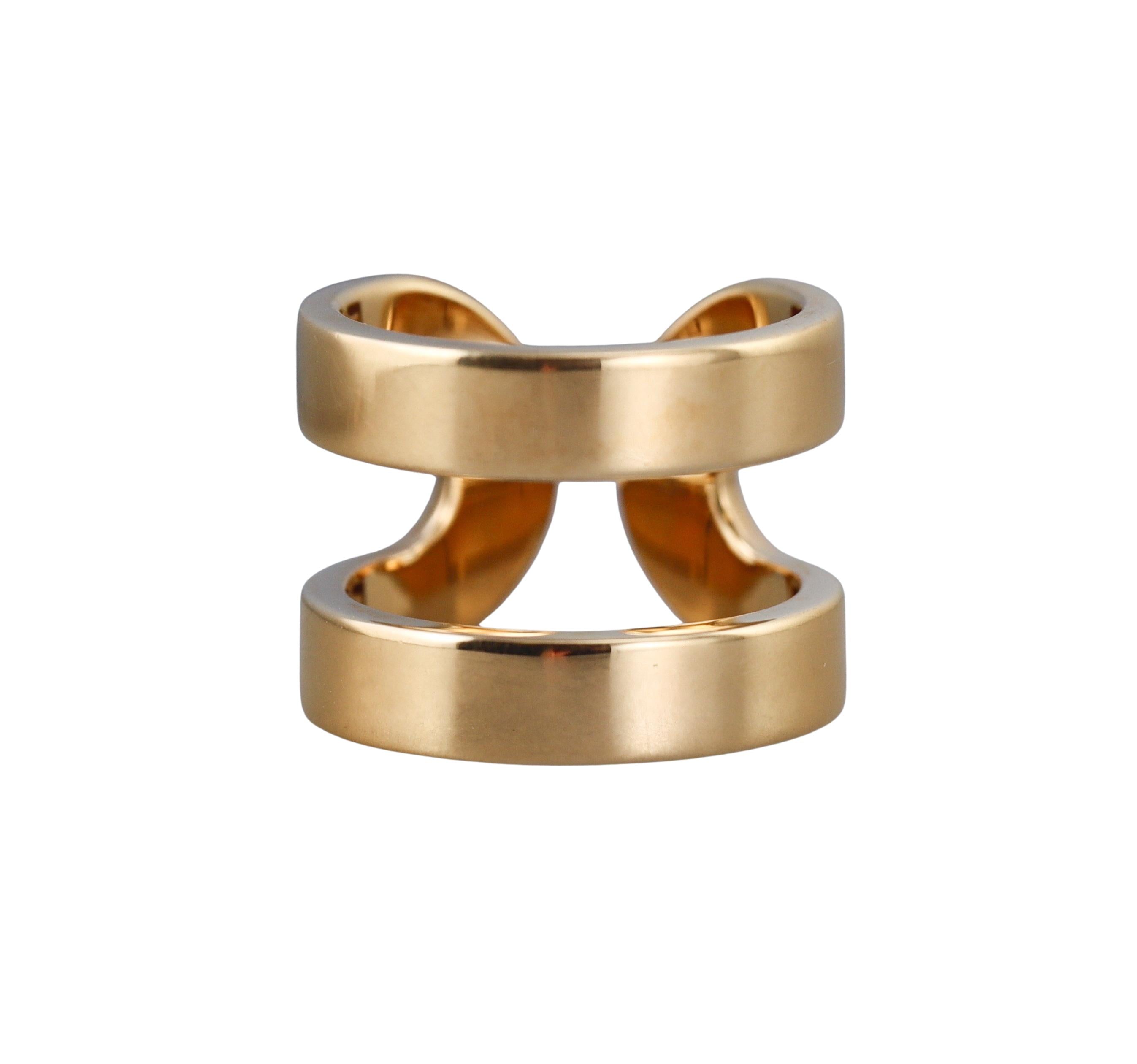 Mattioli Aruba Yellow Gold MOP Cuff Ring