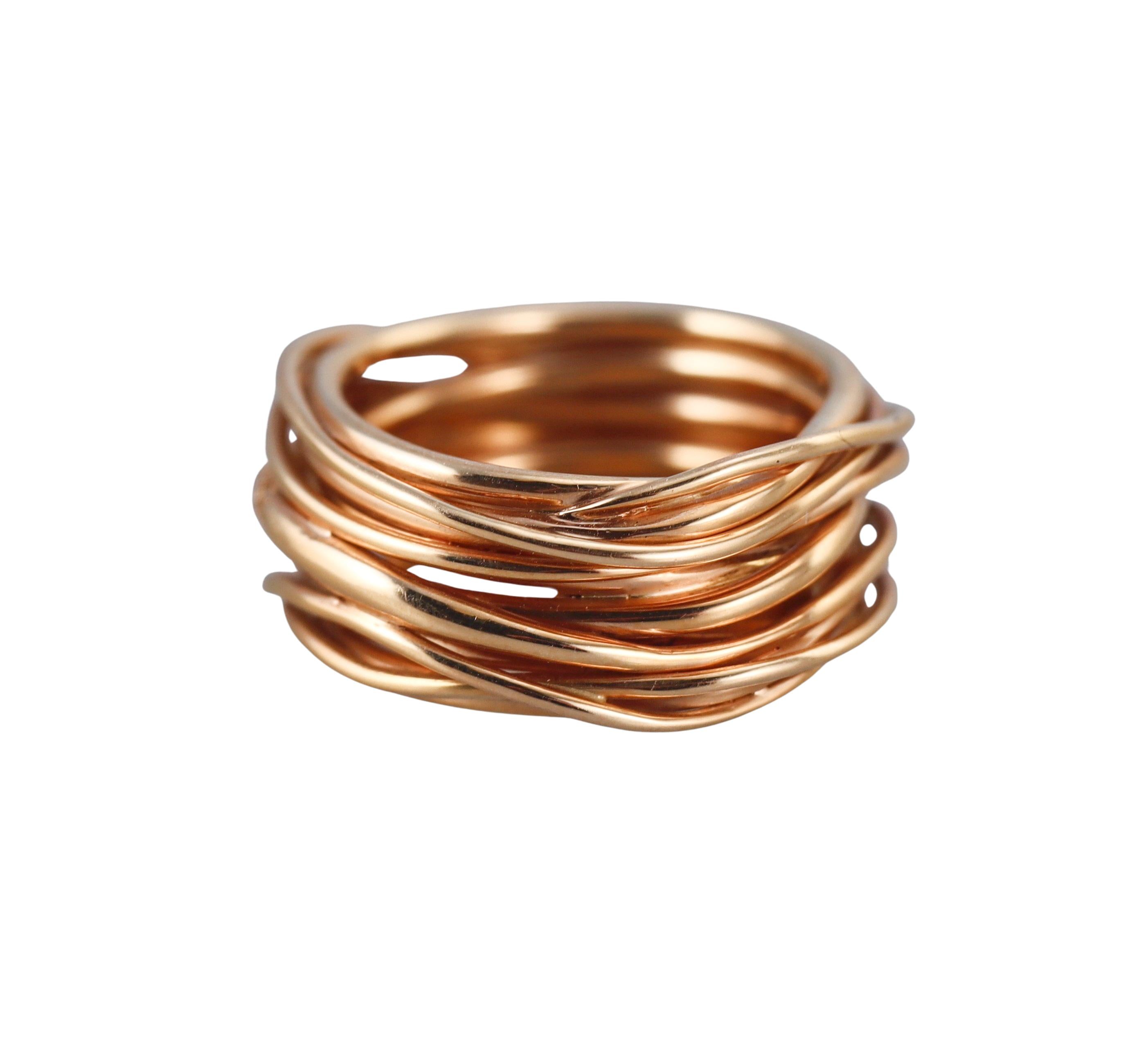 Mattioli Tibet Rose Gold Diamond Ring
