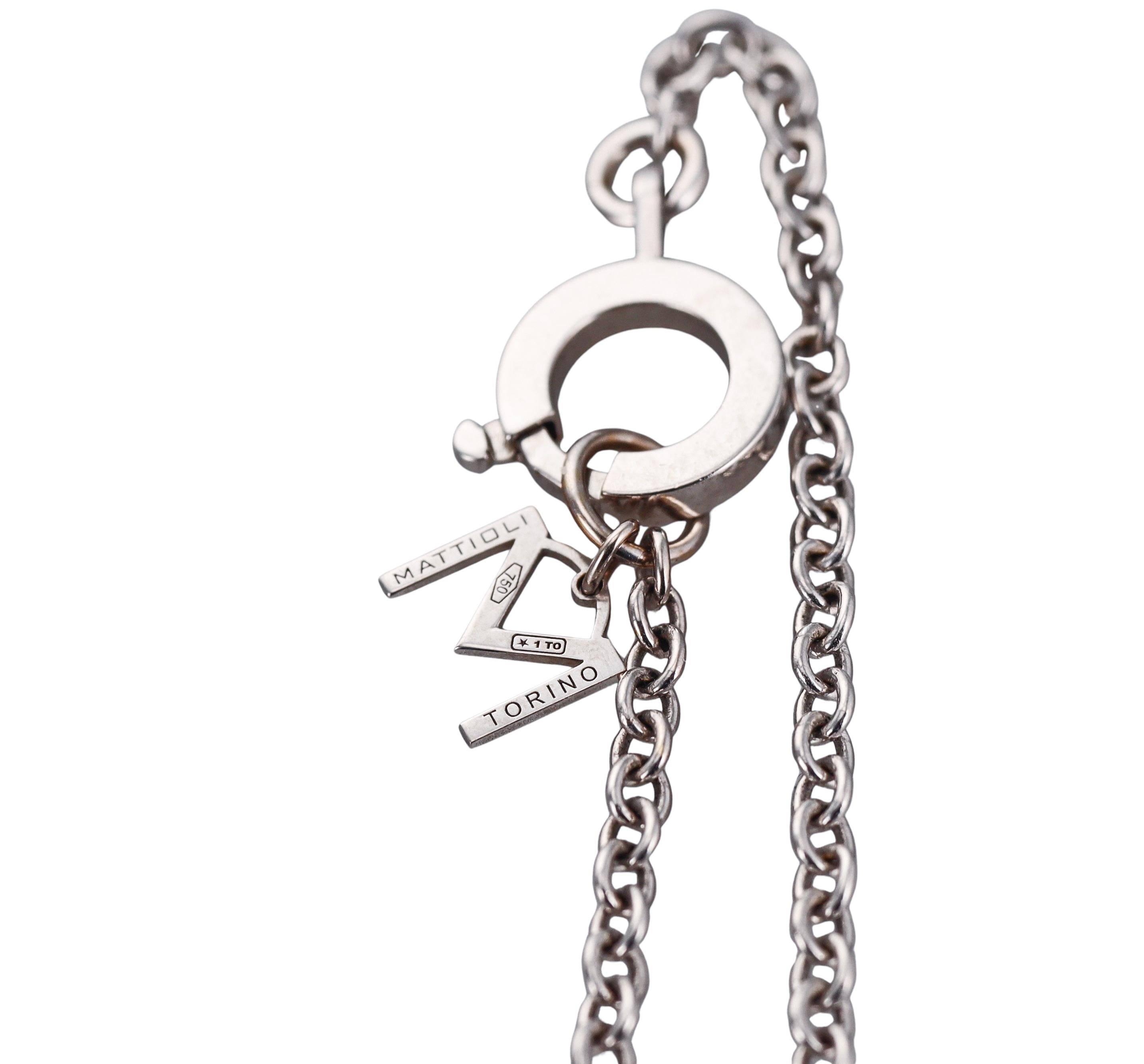 Mattioli Puzzle Sautoir Diamond Gold Necklace