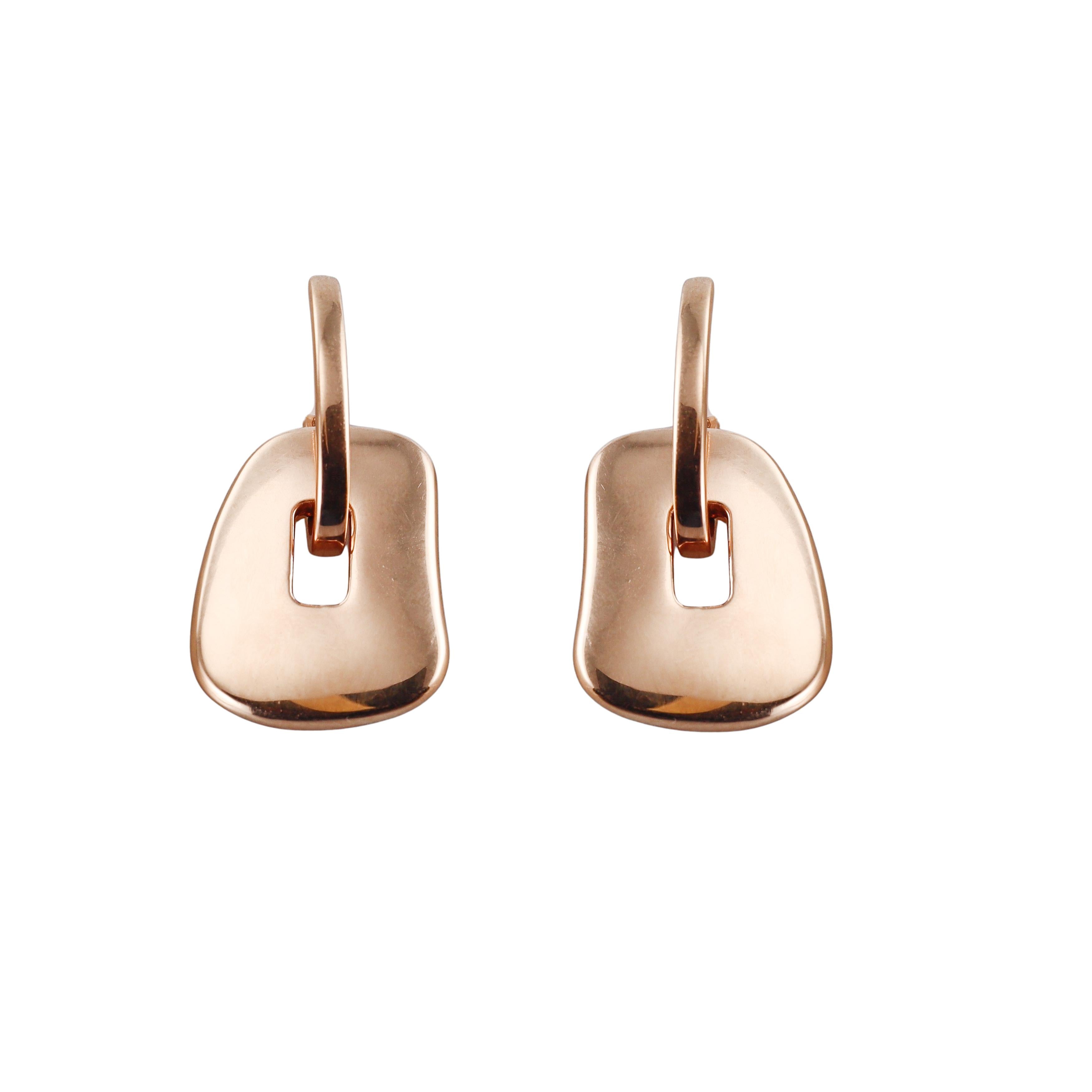 Mattioli Puzzle Rose Gold Medium Earrings