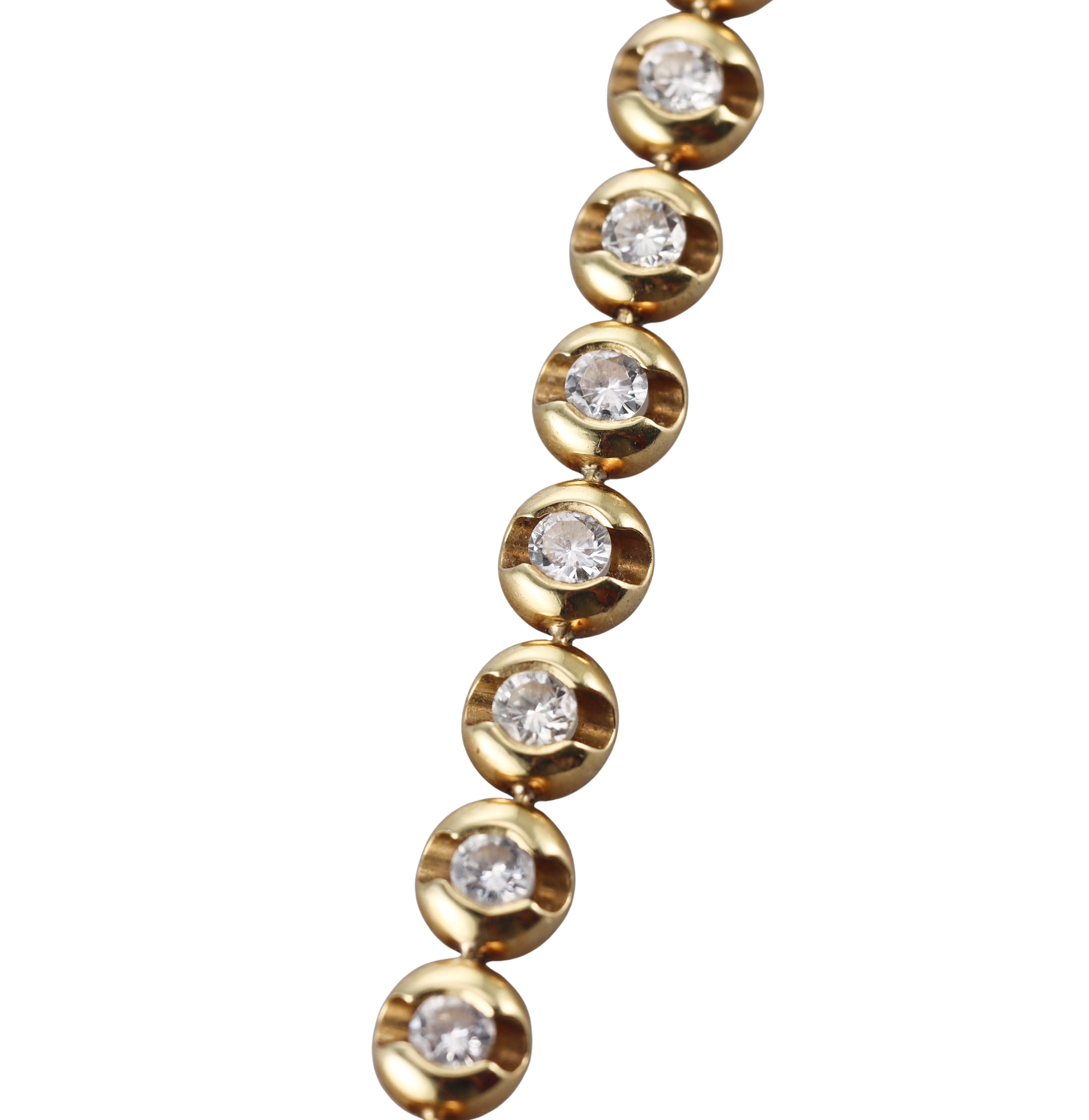 Gold 4.25ctw Diamond Tennis Bracelet