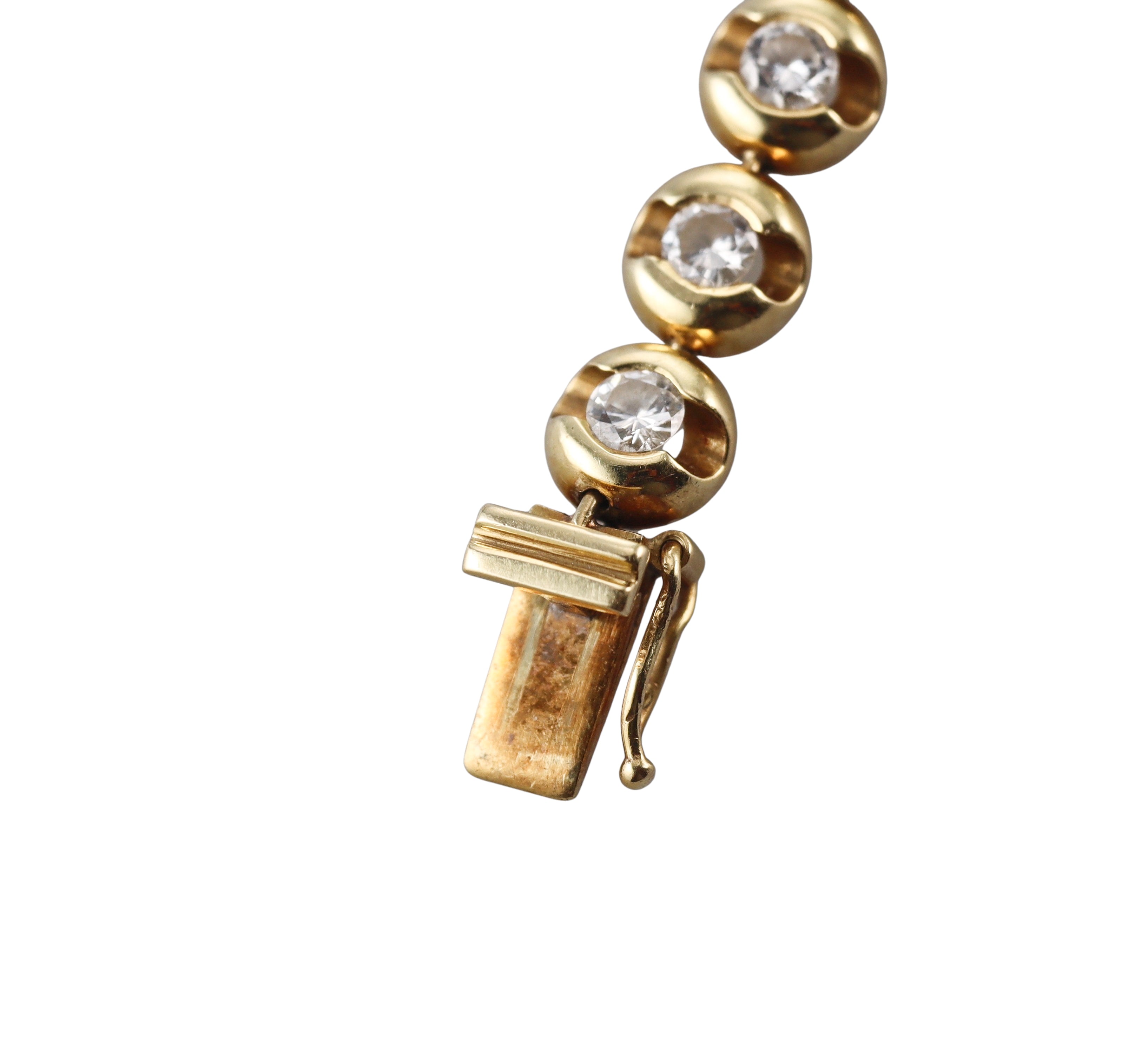 Gold 4.25ctw Diamond Tennis Bracelet