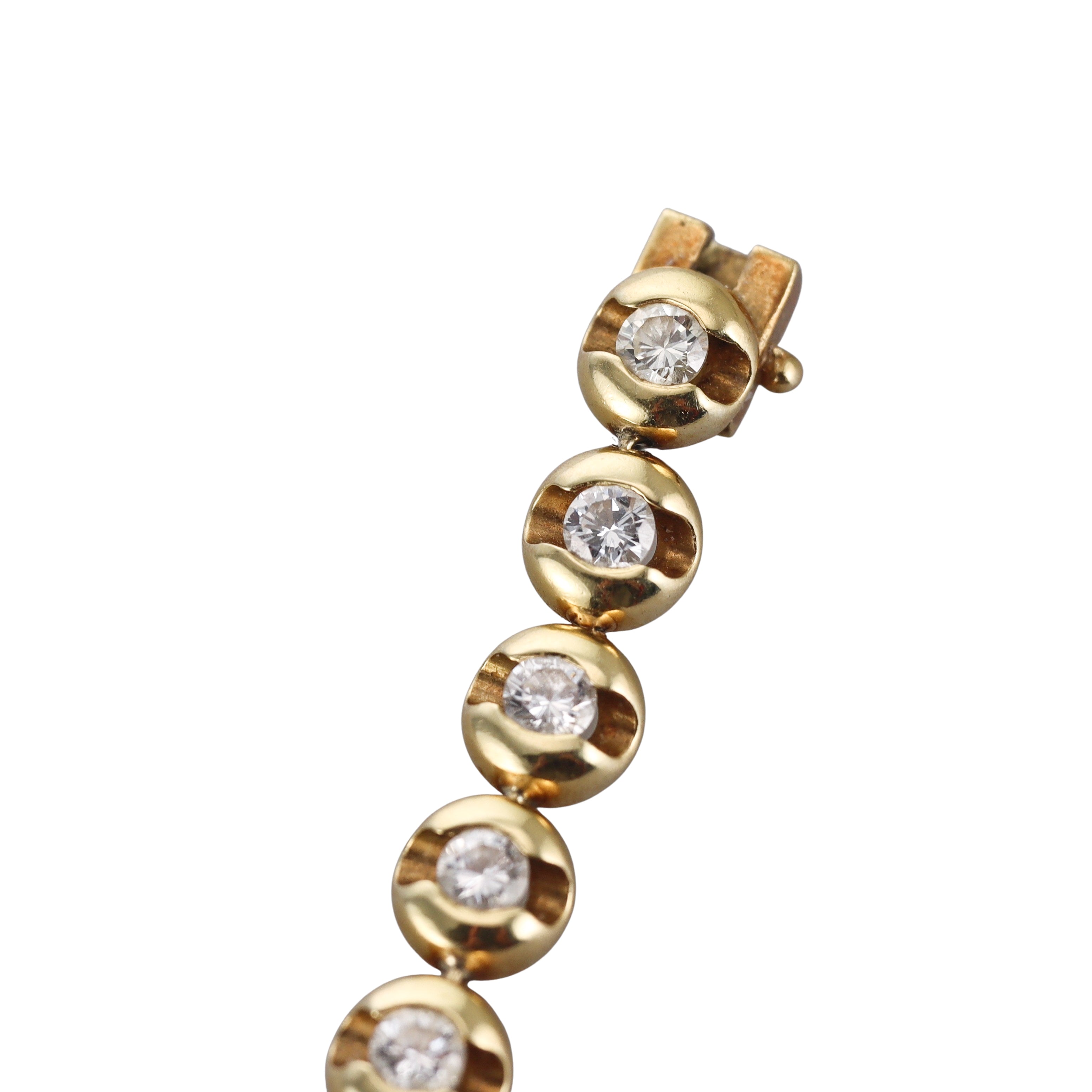 Gold 4.25ctw Diamond Tennis Bracelet