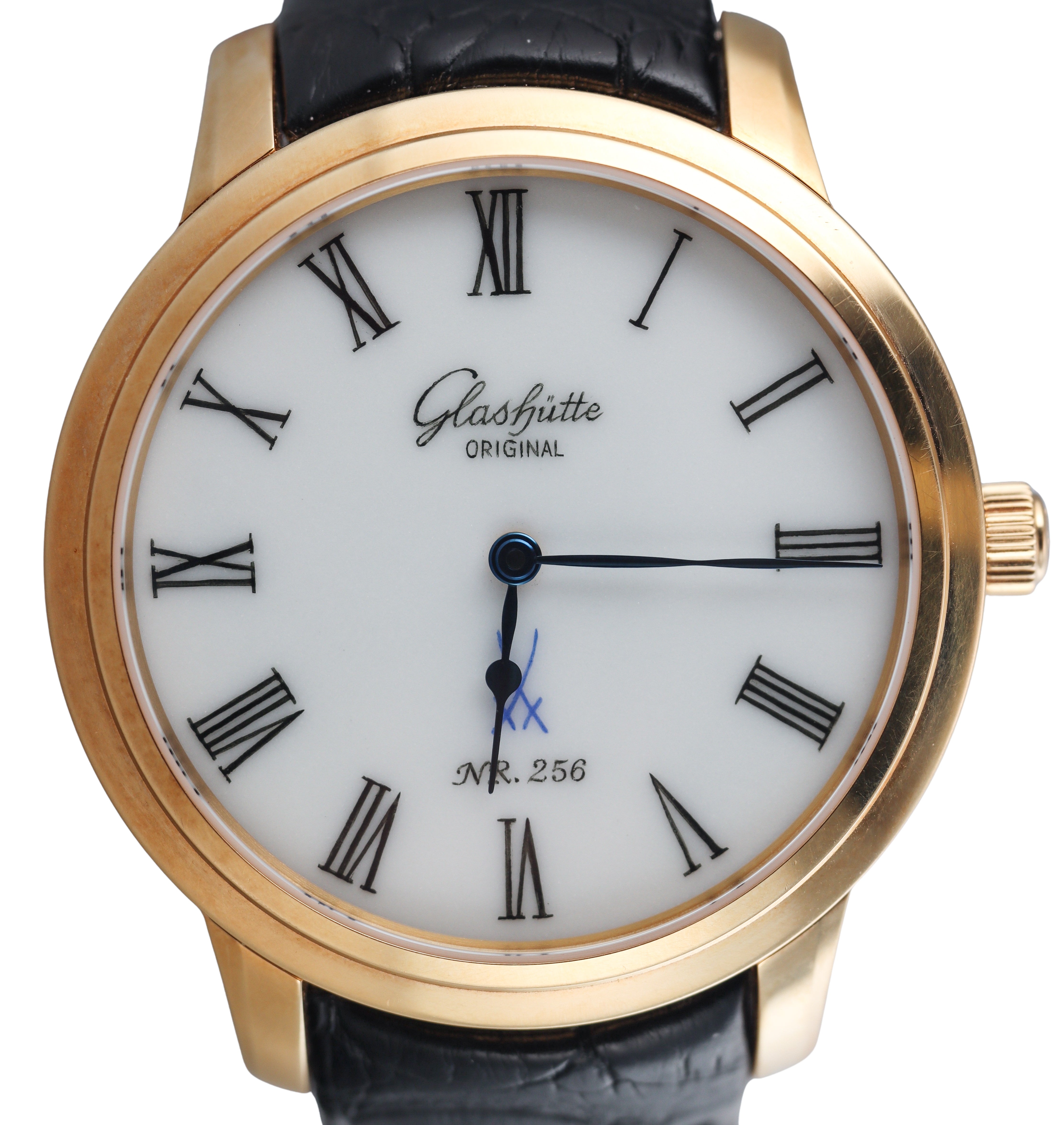 Glashütte Original Senator Meissen Rose Gold Watch 100-10-01-01-04