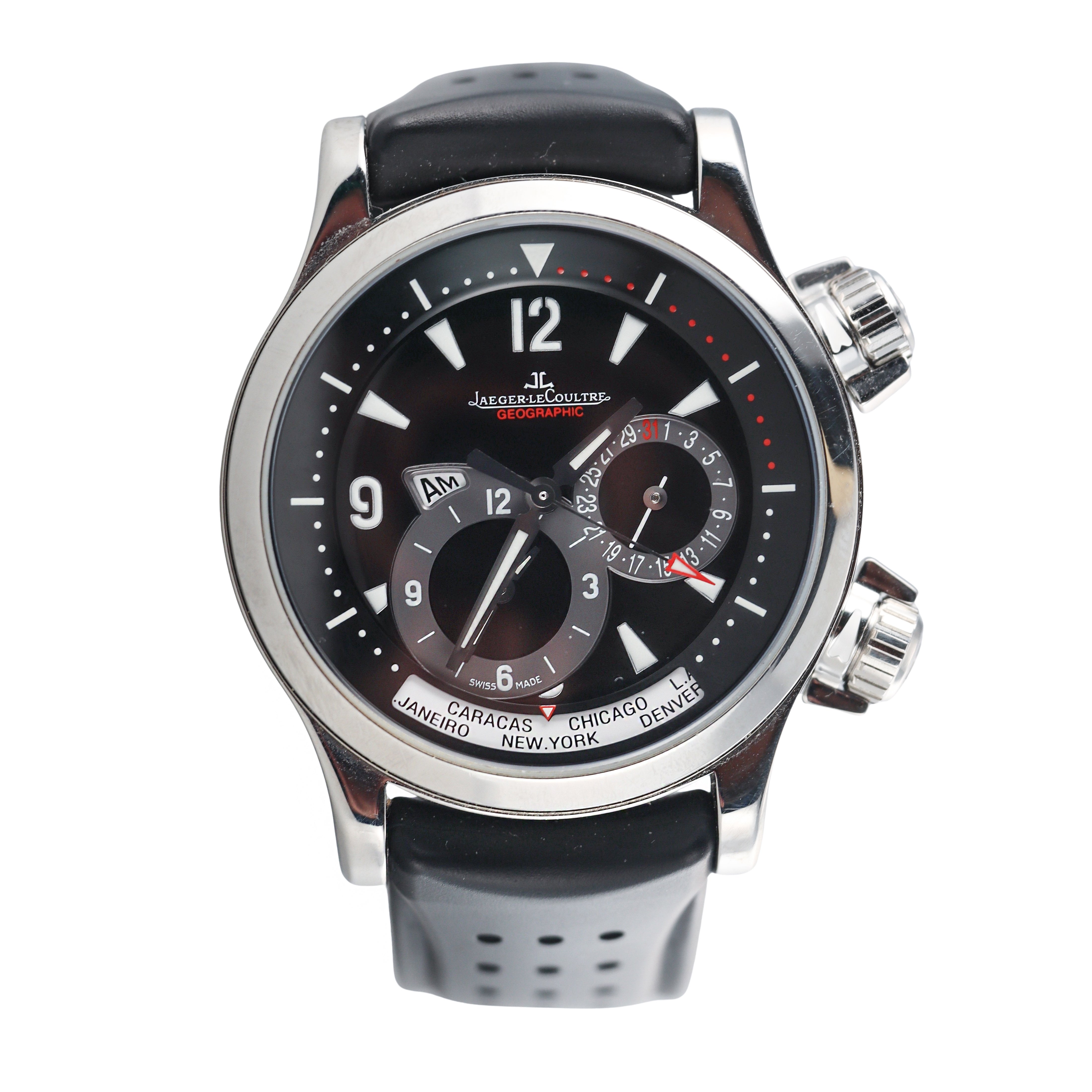 Jaeger LeCoultre Master Compressor Geographic Watch 146.8.83/1