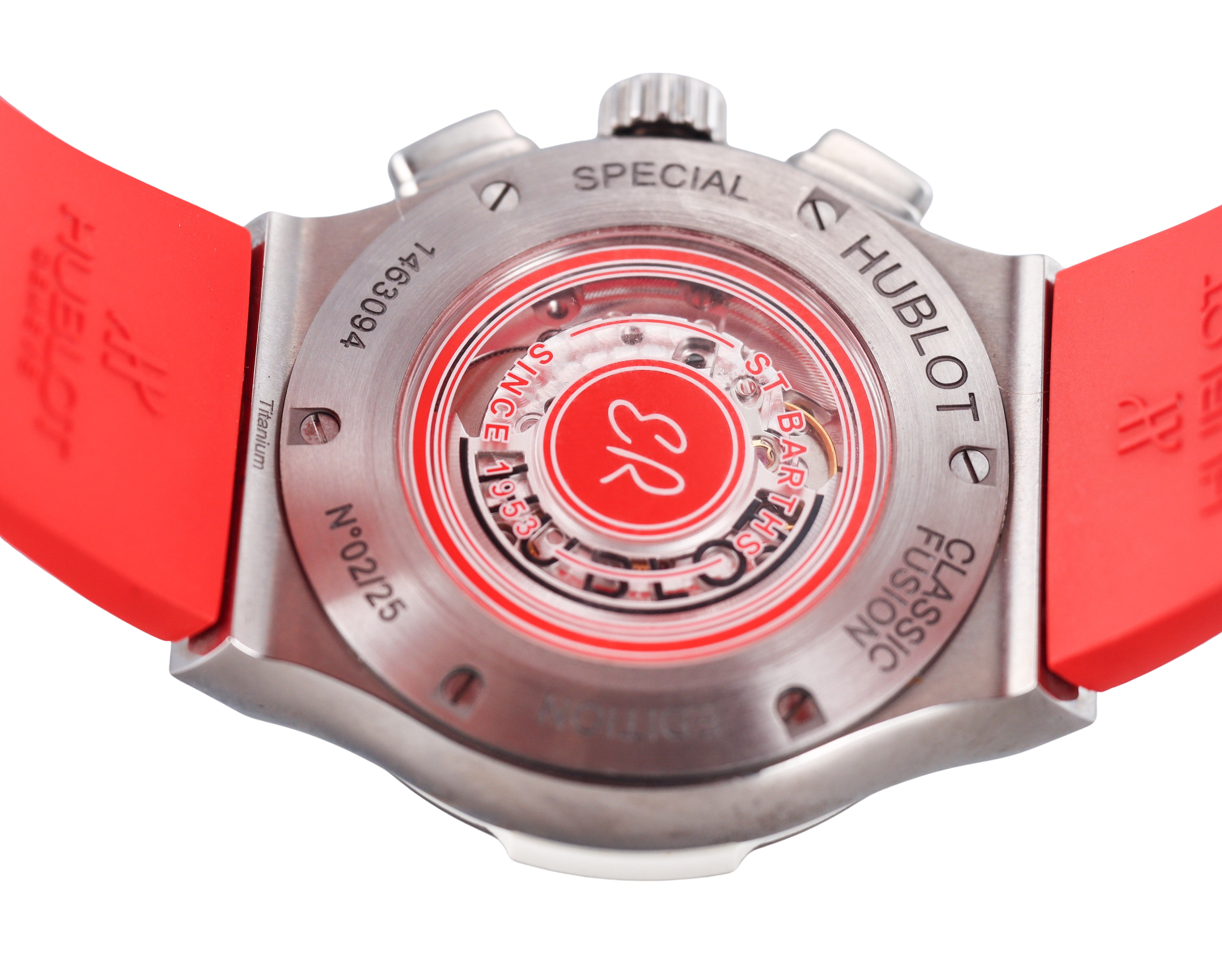 Hublot Classic Fusion Aerofusion 45mm Titanium Eden Rock Watch 525.NE.0123.LR.ERS19