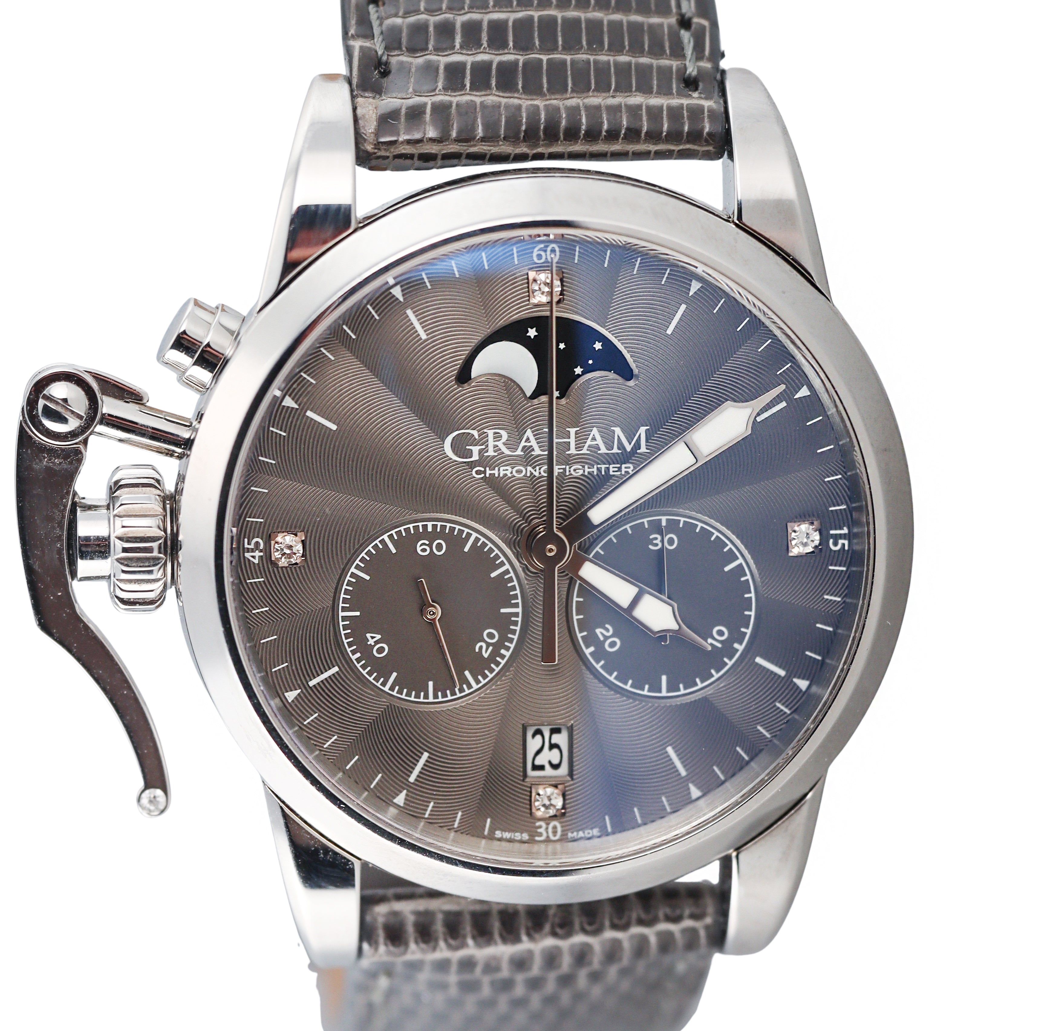 Graham Chronofighter Diamond Moon Phase Watch 2CXBS.B04A