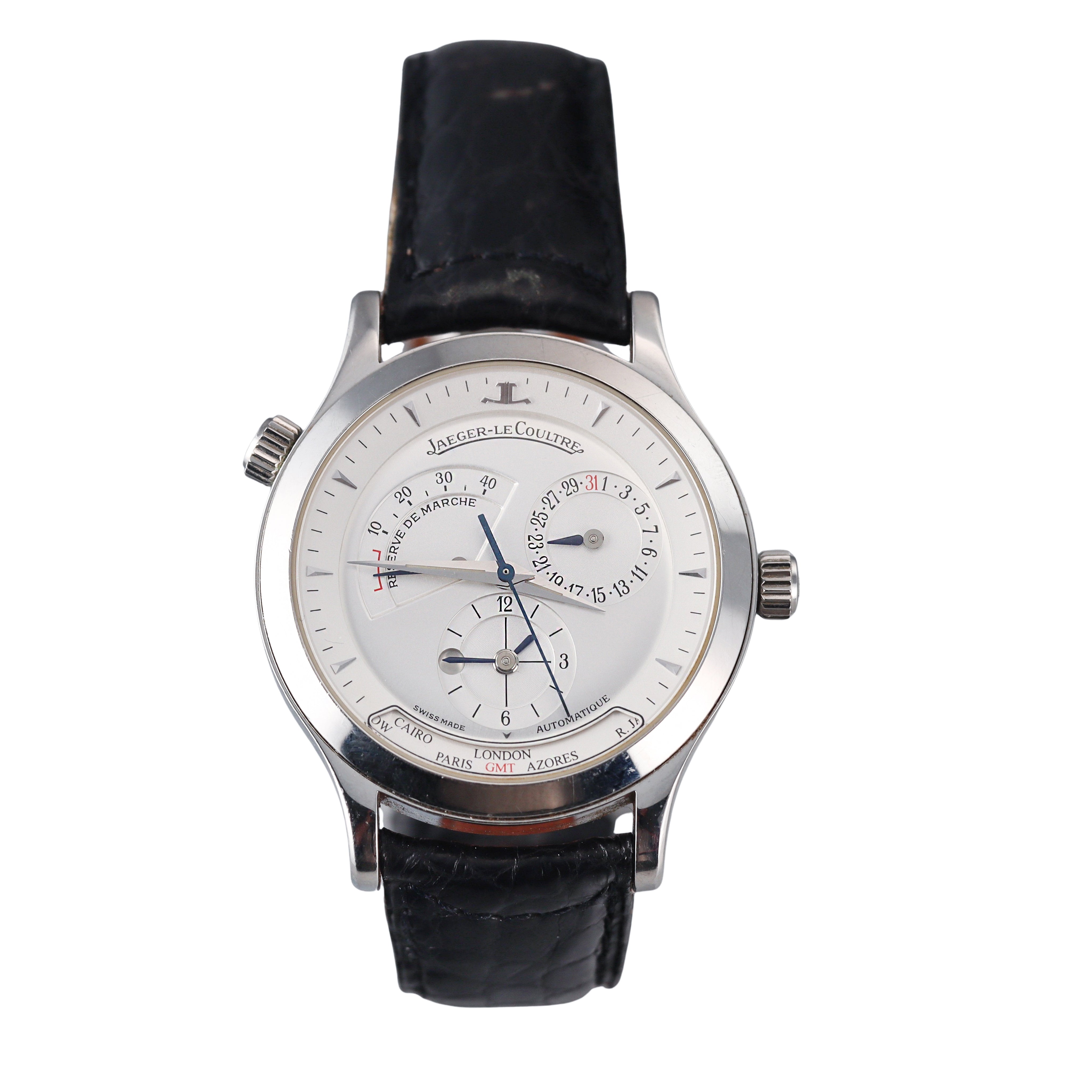 Jaeger LeCoultre Master Control Geographic Watch 142.8.92