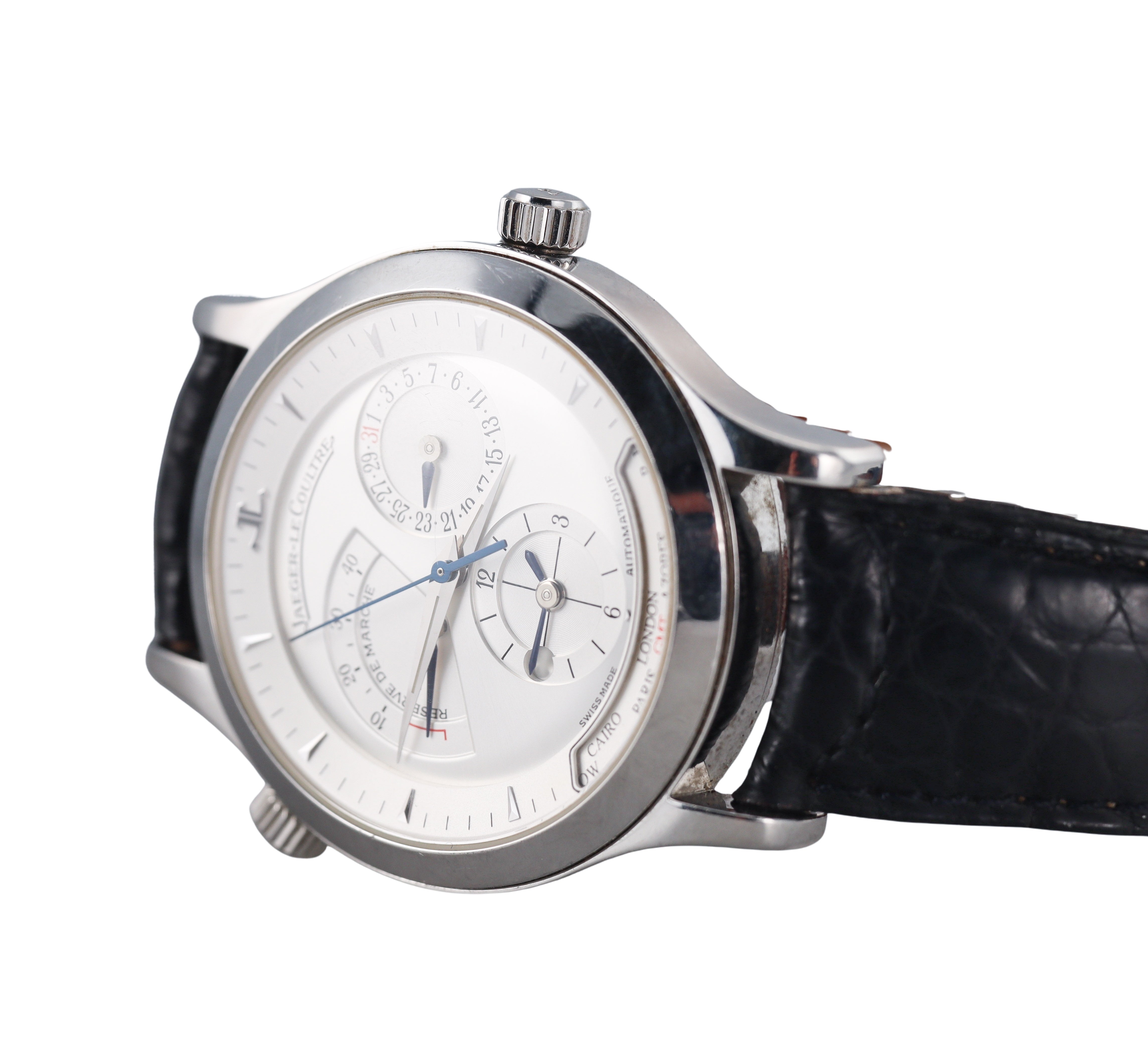 Jaeger LeCoultre Master Control Geographic Watch 142.8.92