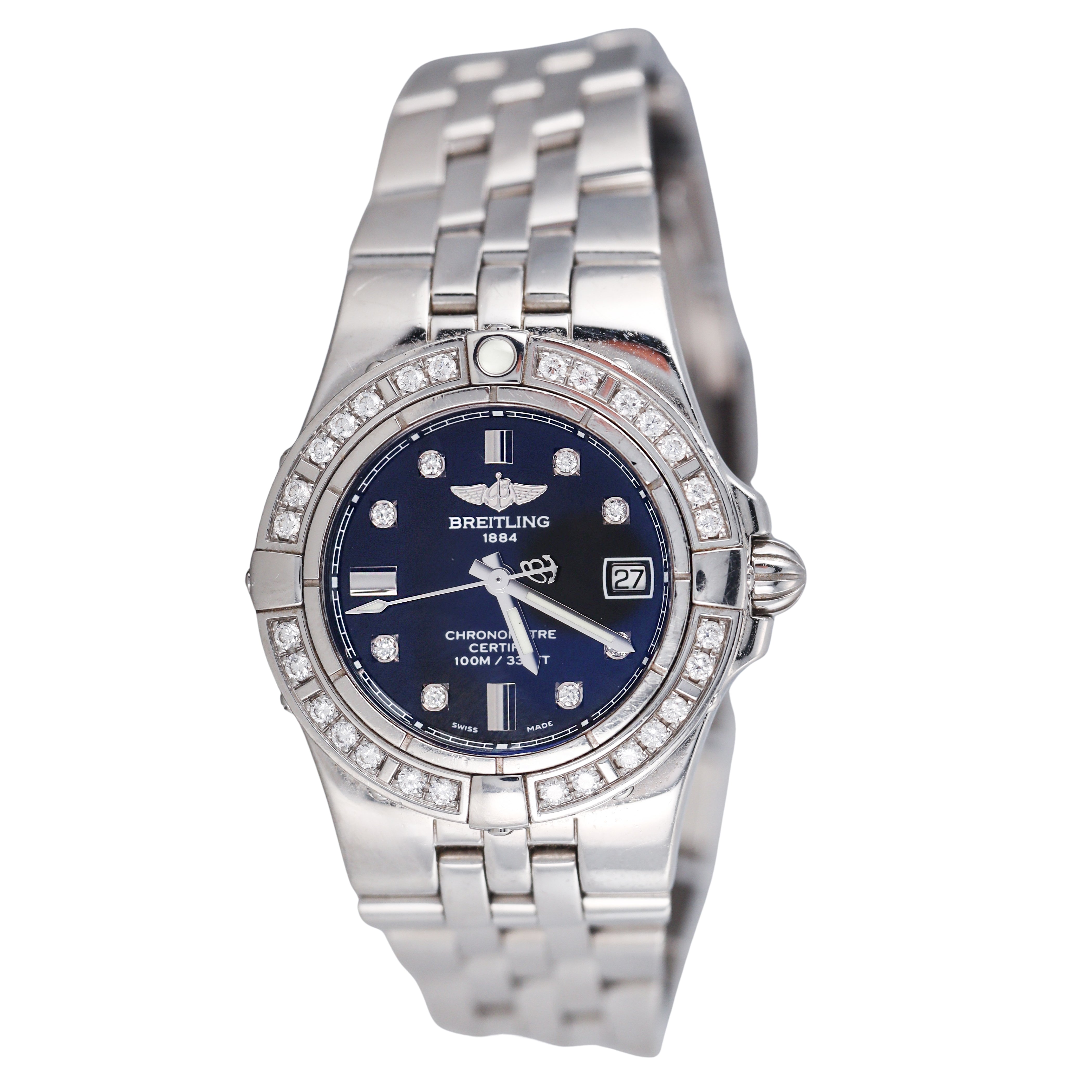 Breitling Starliner Diamond Steel Ladies Watch A71340