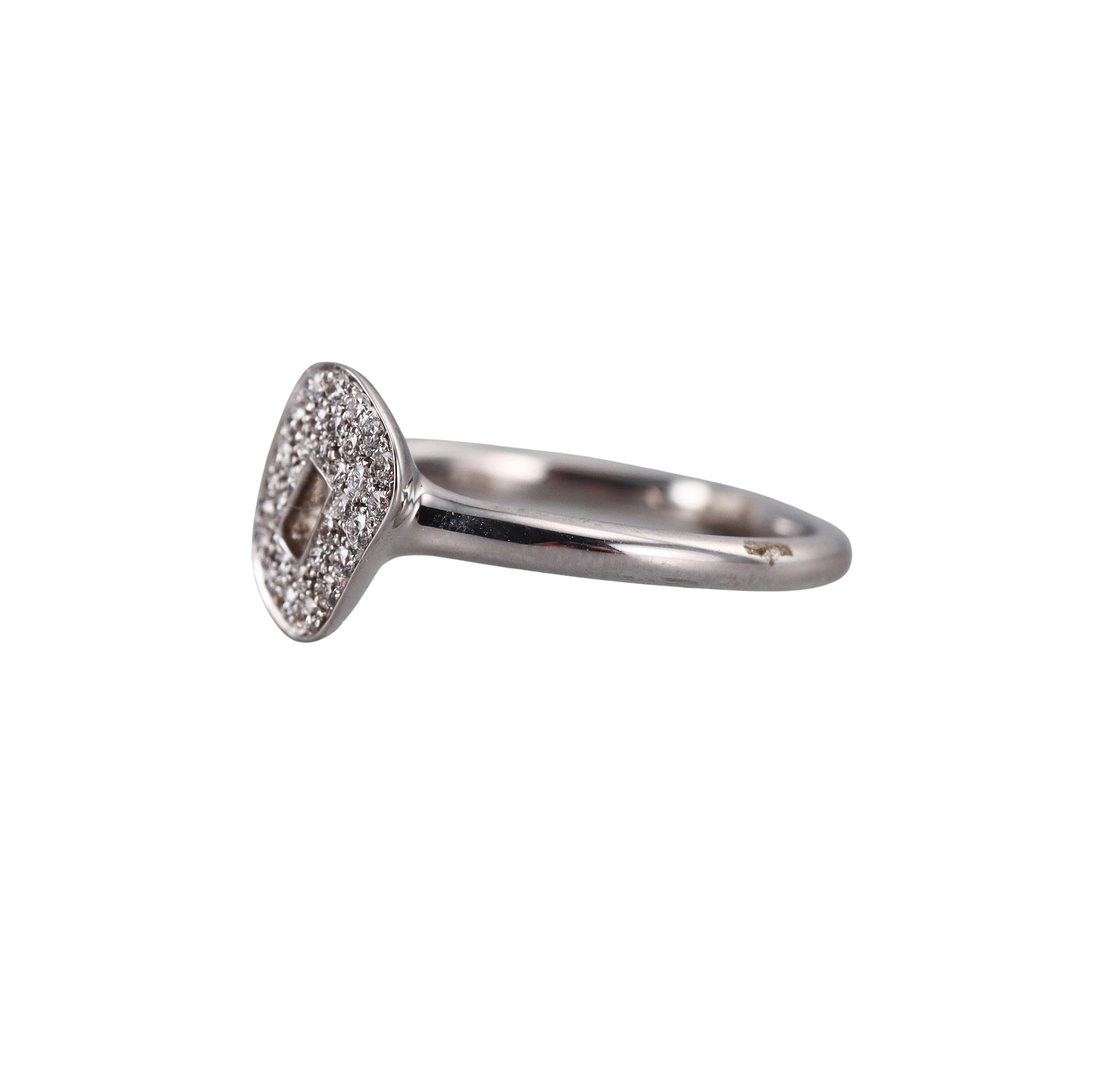 Mattioli Puzzle Diamond White Gold Ring