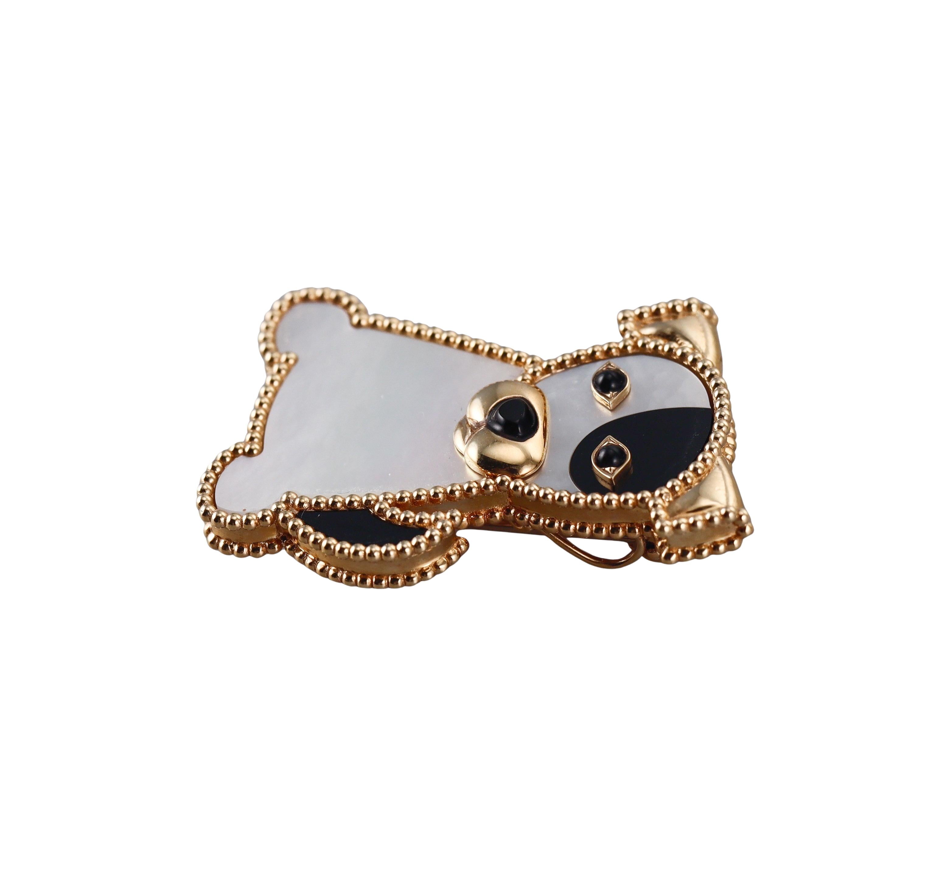 Van Cleef & Arpels Lucky Animals Gold Dog Brooch