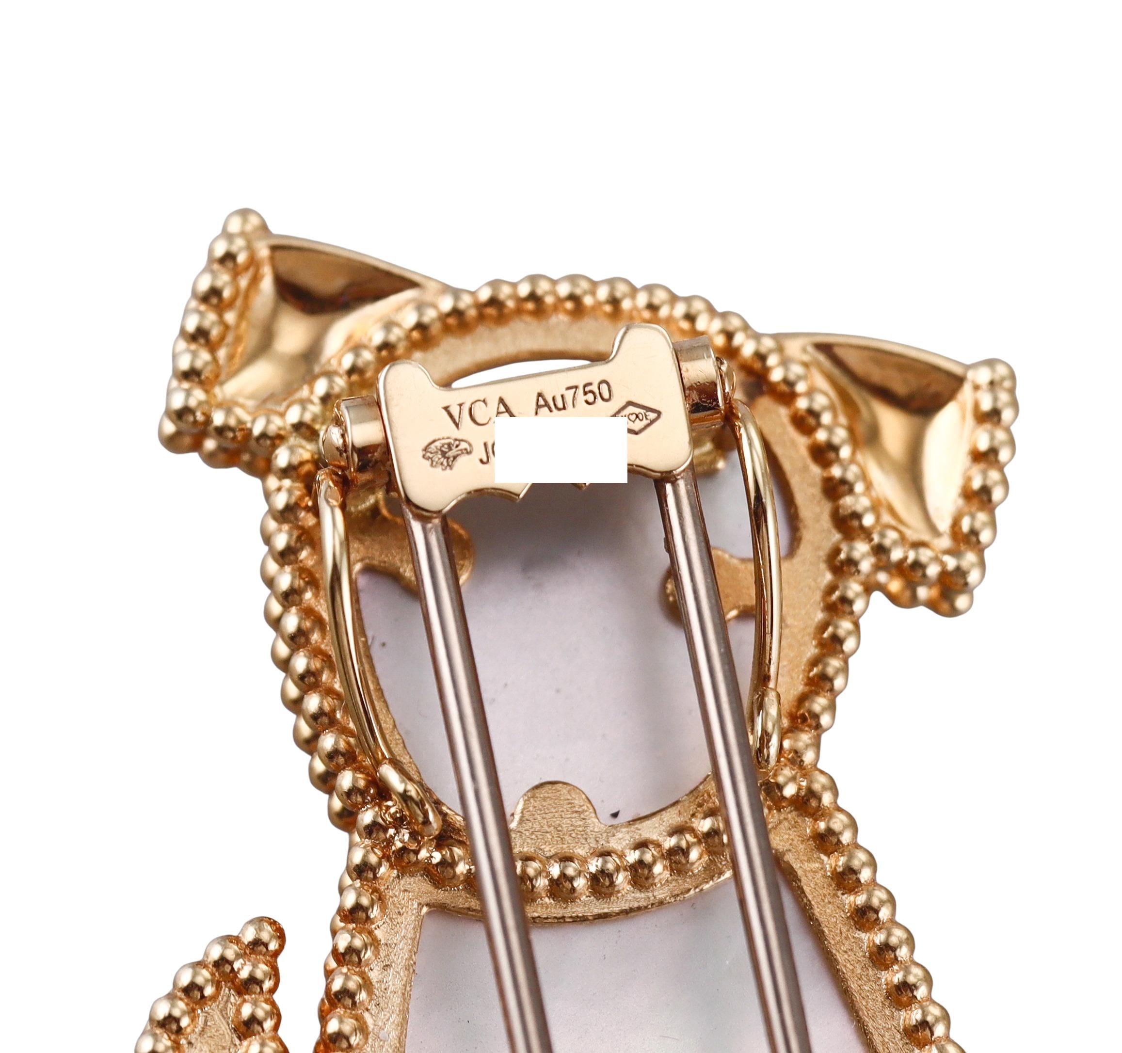 Van Cleef & Arpels Lucky Animals Gold Dog Brooch