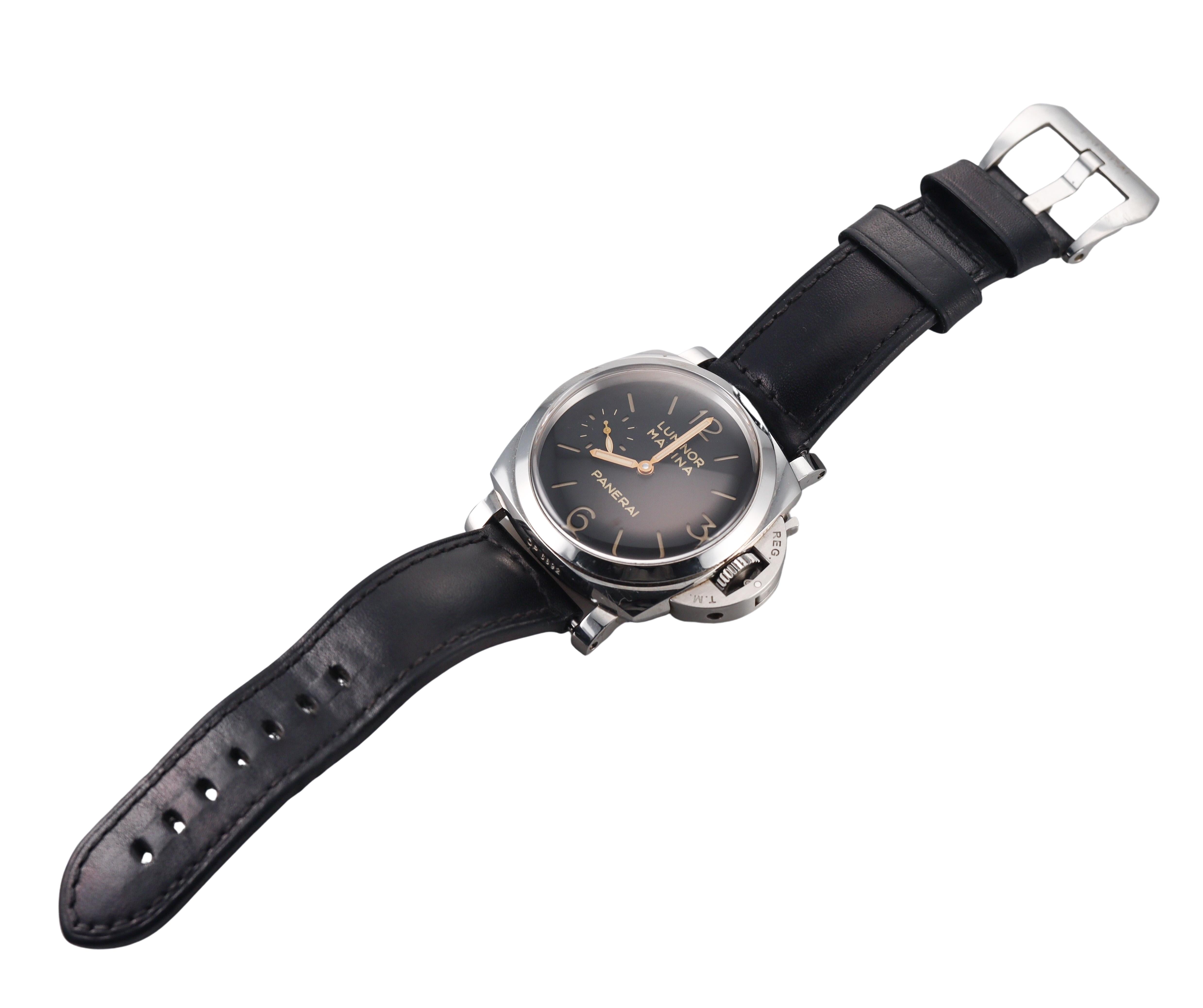 Panerai Luminor Marina Steel Watch PAM00422