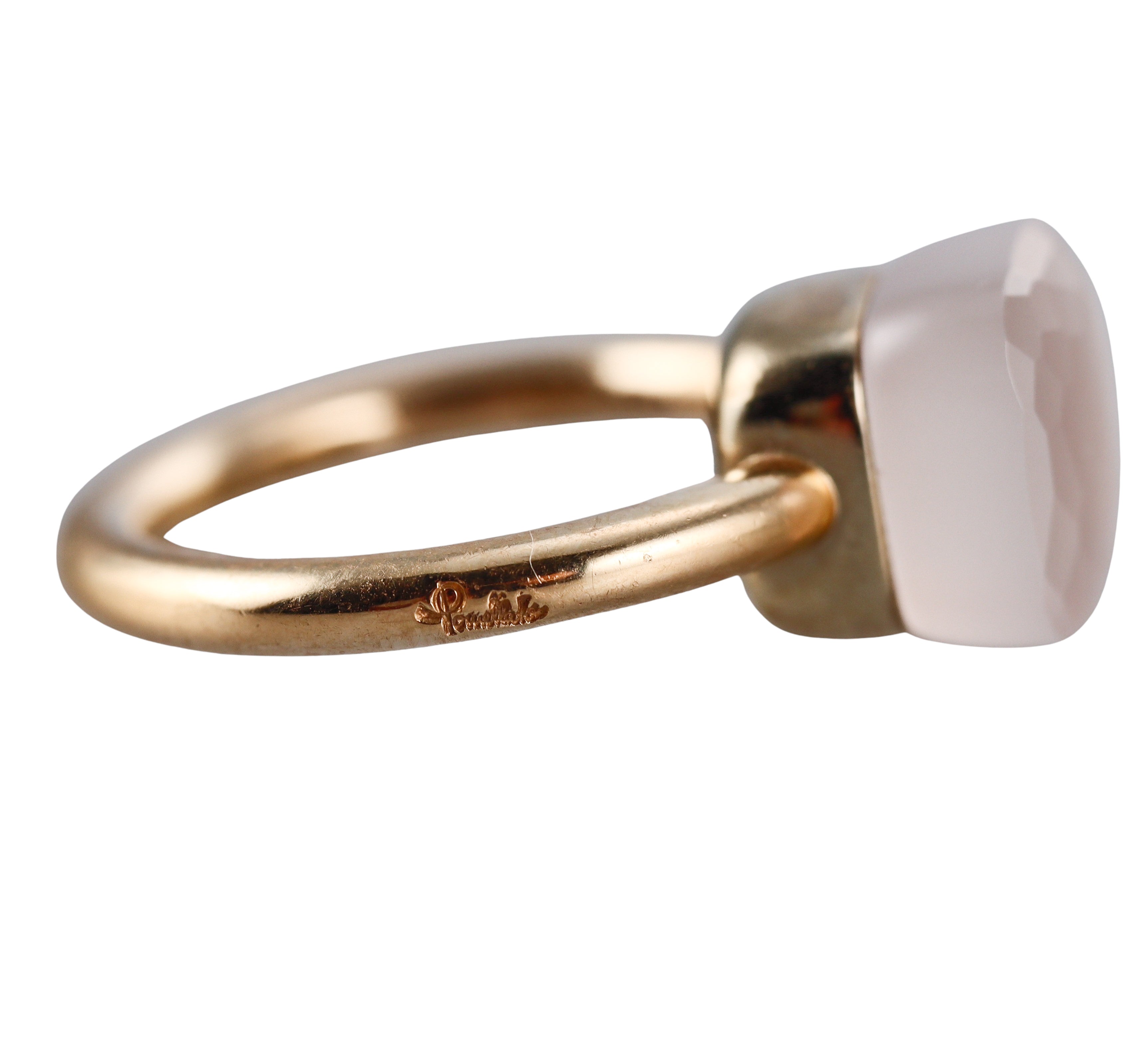 Pomellato Nudo Rose Quartz Rose Gold Ring