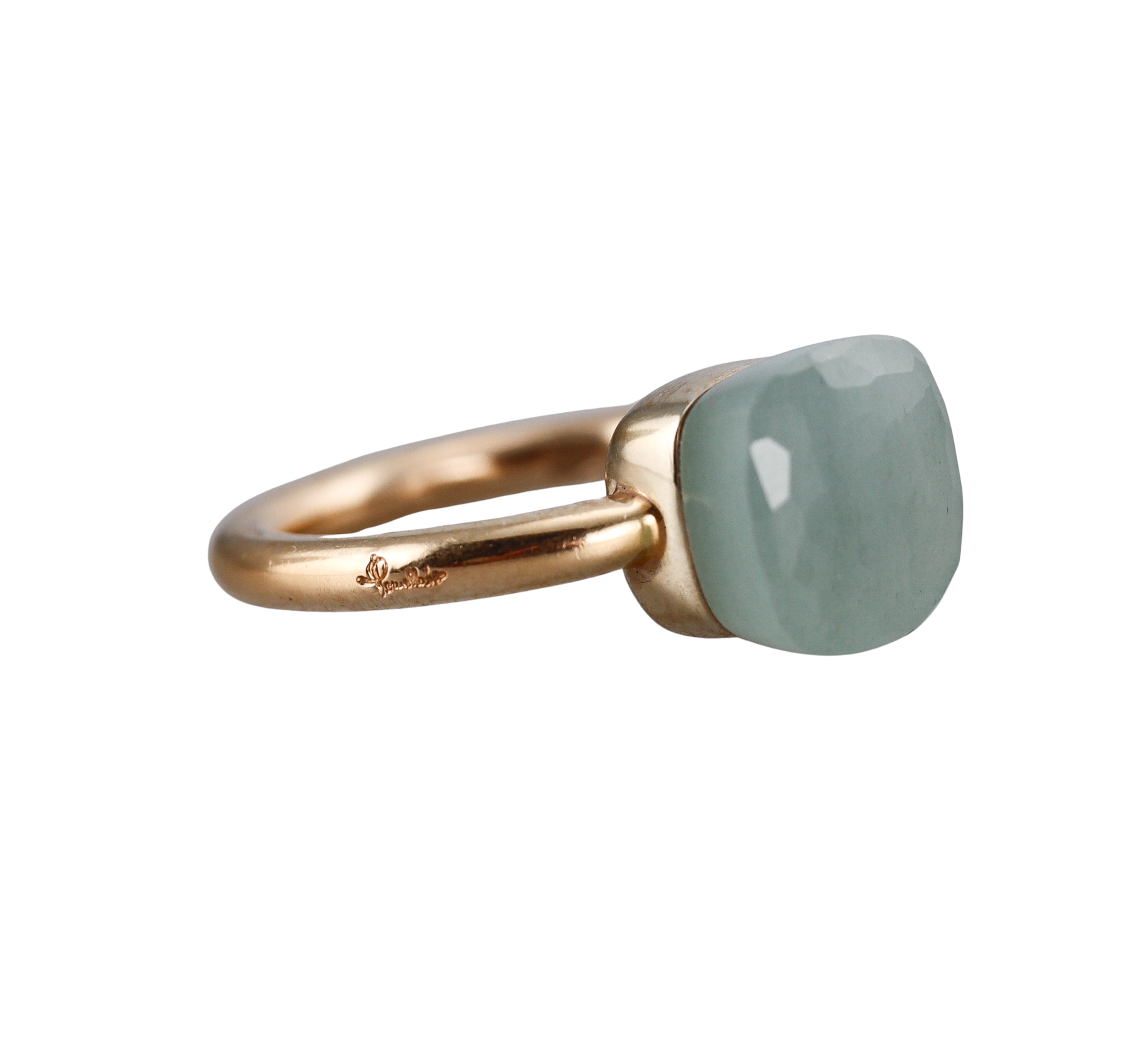 Pomellato Nudo Milky Quartz Rose Gold Ring