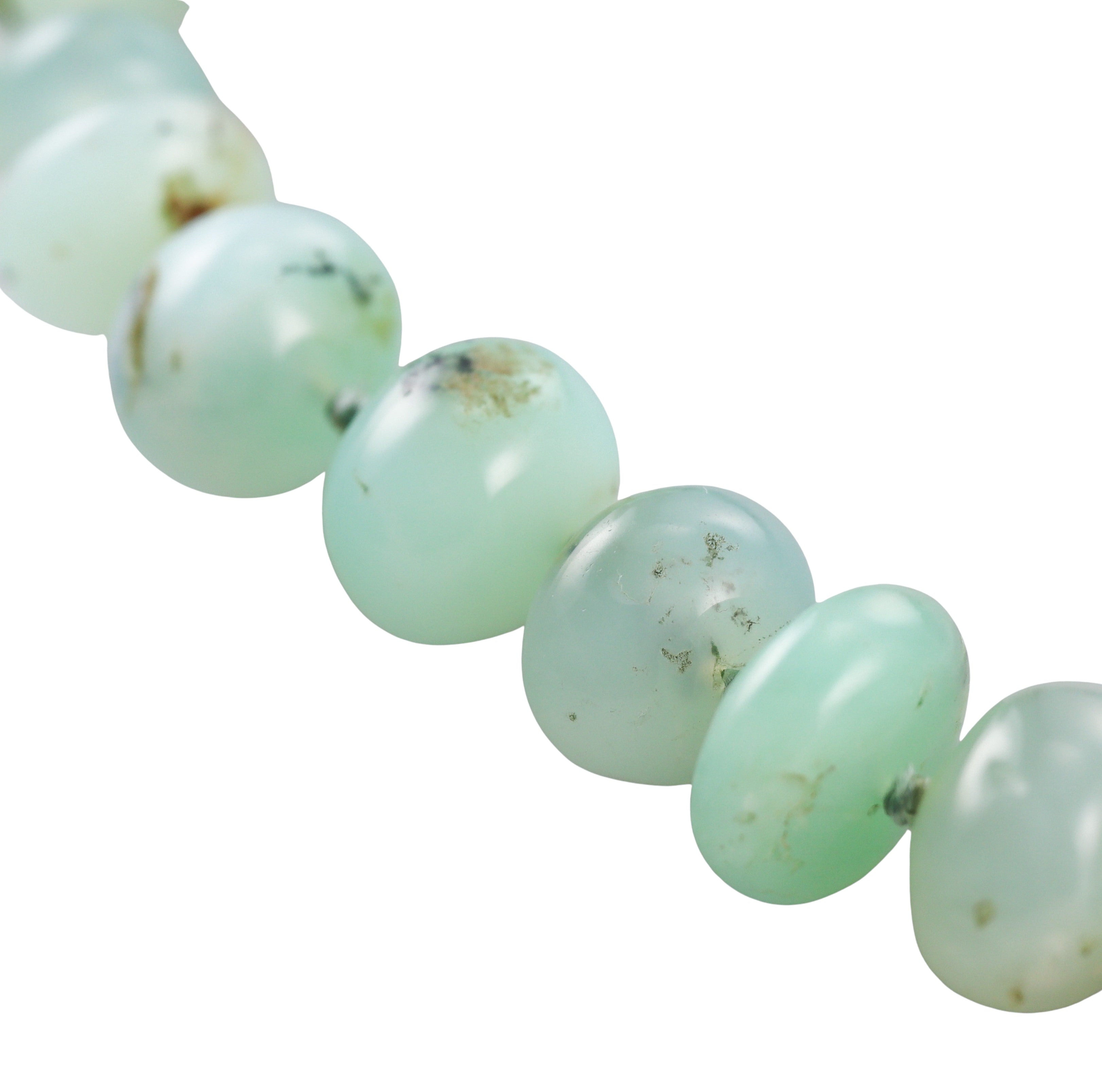 Christopher Walling Aventurine Bead Gold Necklace