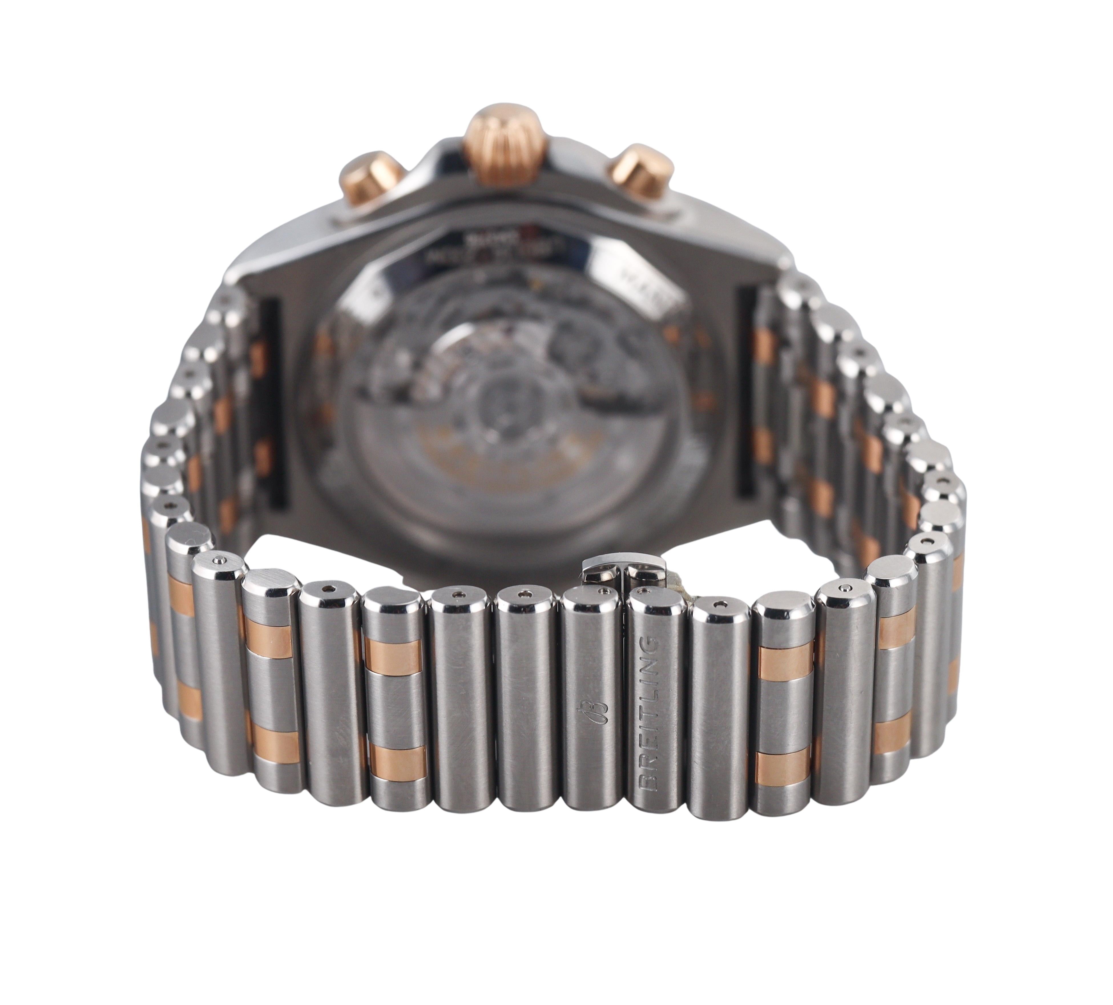 Breitling Chronomat B01 42 Chronograph Two Tone Watch UB0134