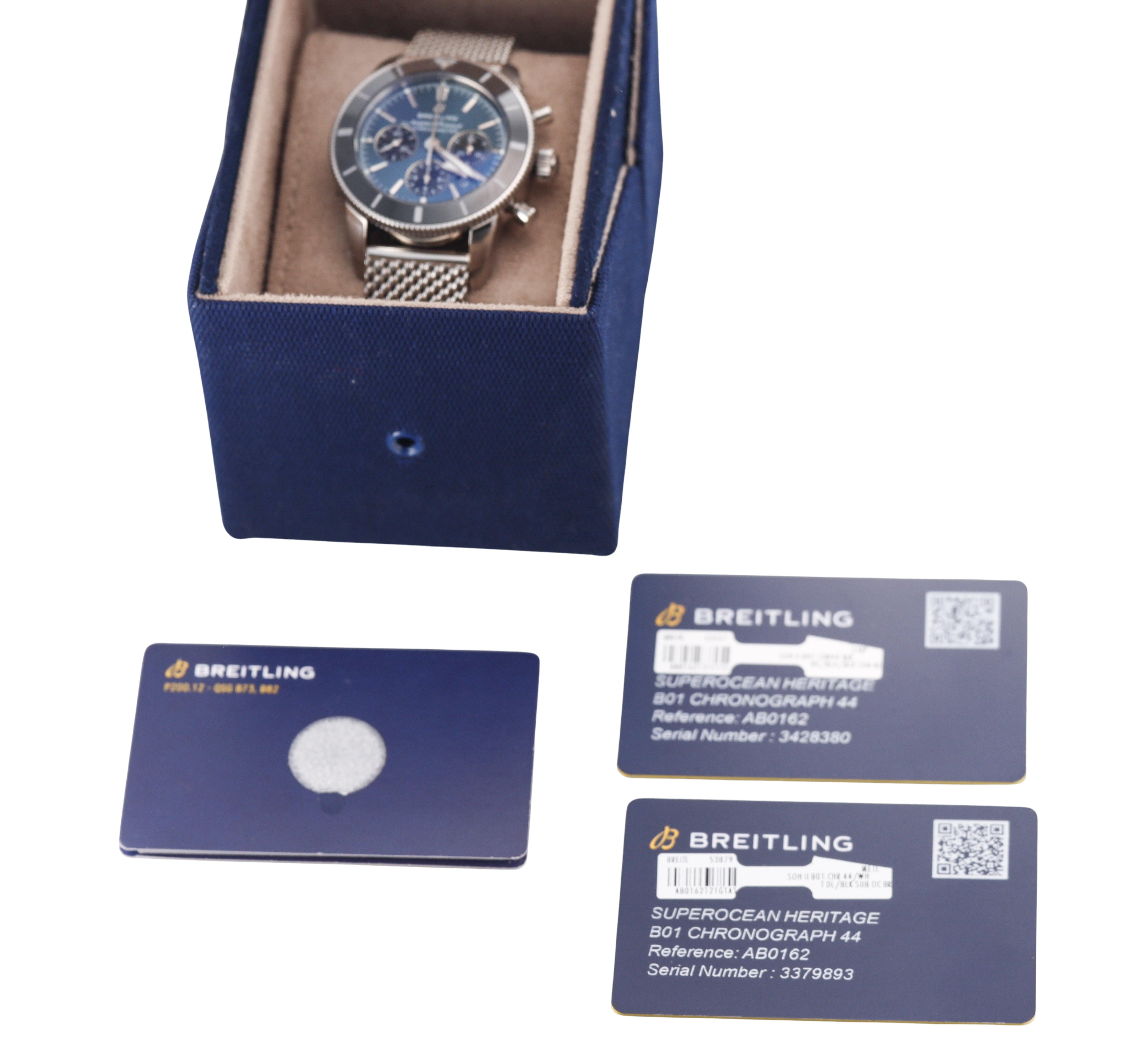 Breitling Superocean Heritage B01 Chronograph 44 Watch AB0162