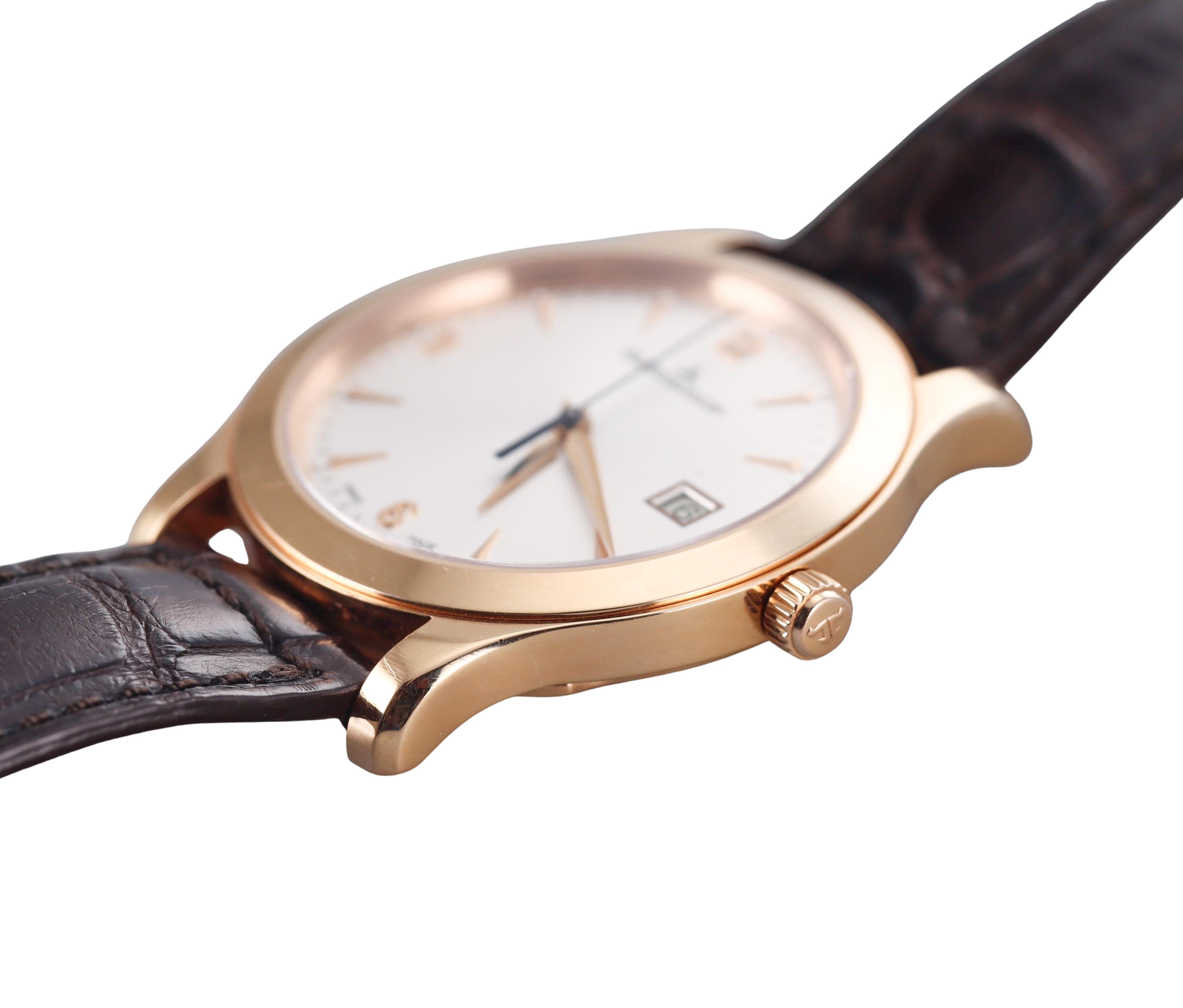 Jaeger-LeCoultre Master Control 18k Rose Gold Automatic Watch 147.2.37.S