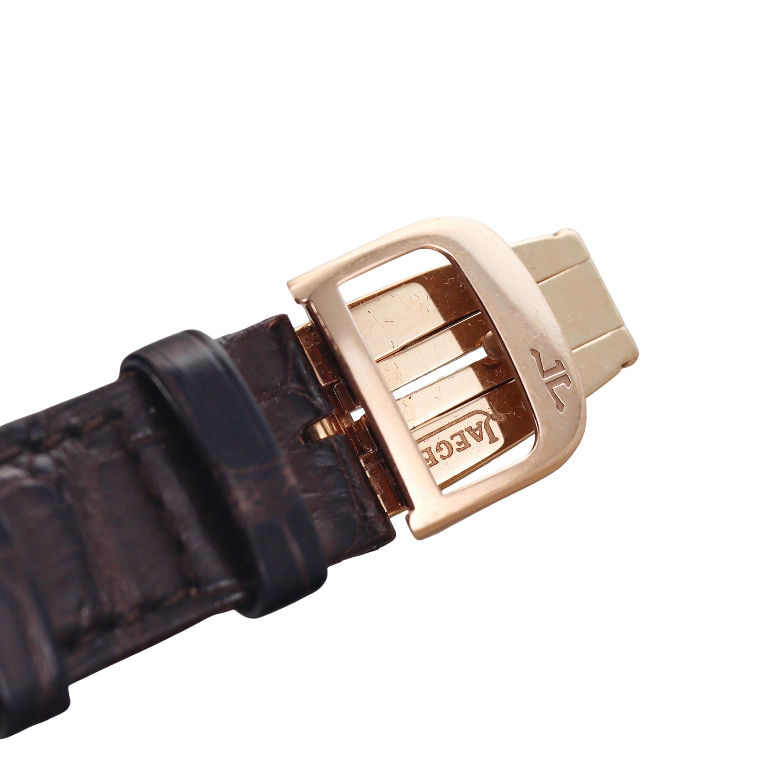 Jaeger-LeCoultre Master Control 18k Rose Gold Automatic Watch 147.2.37.S