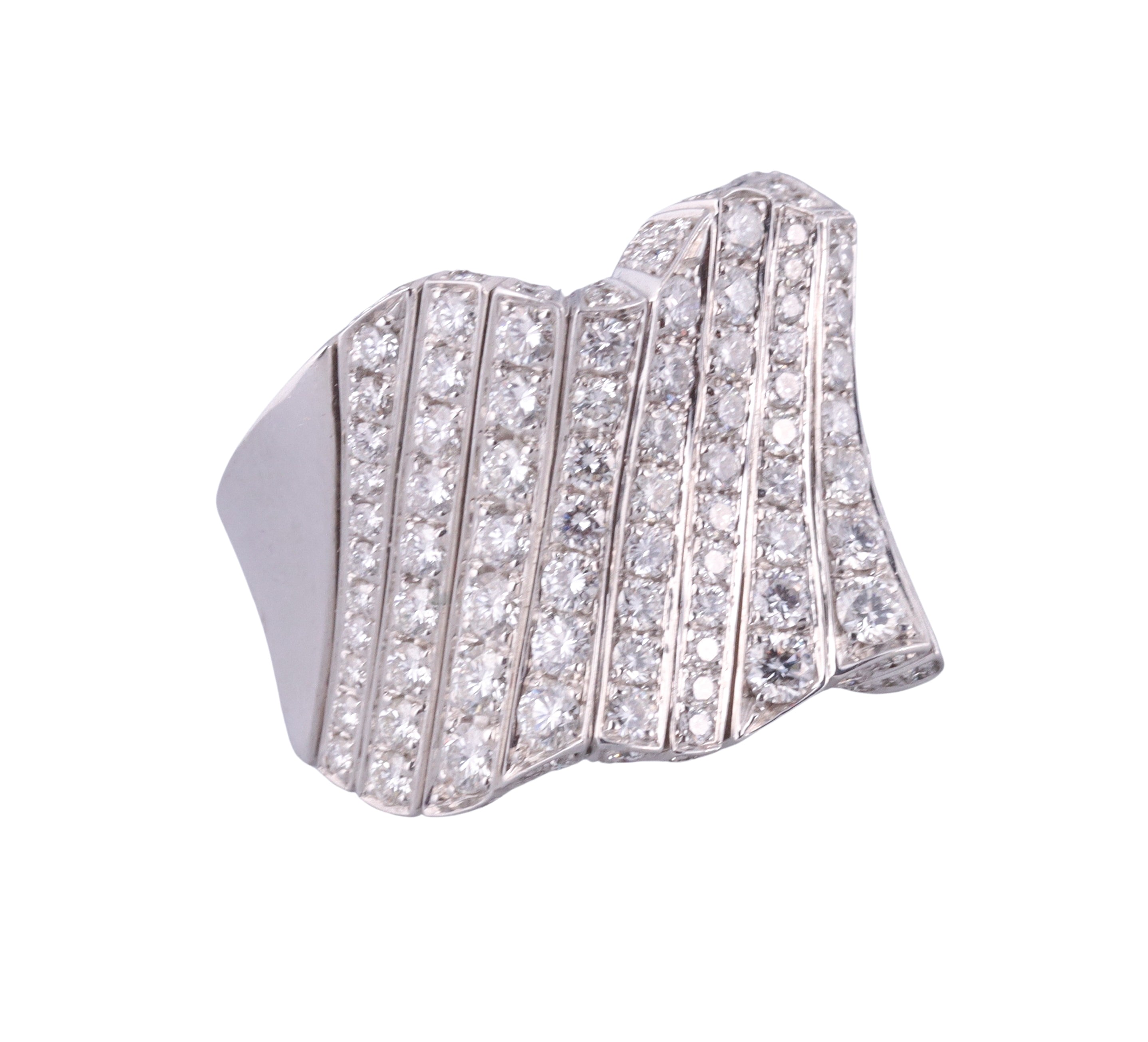 Damiani 18k Gold Diamond Ring