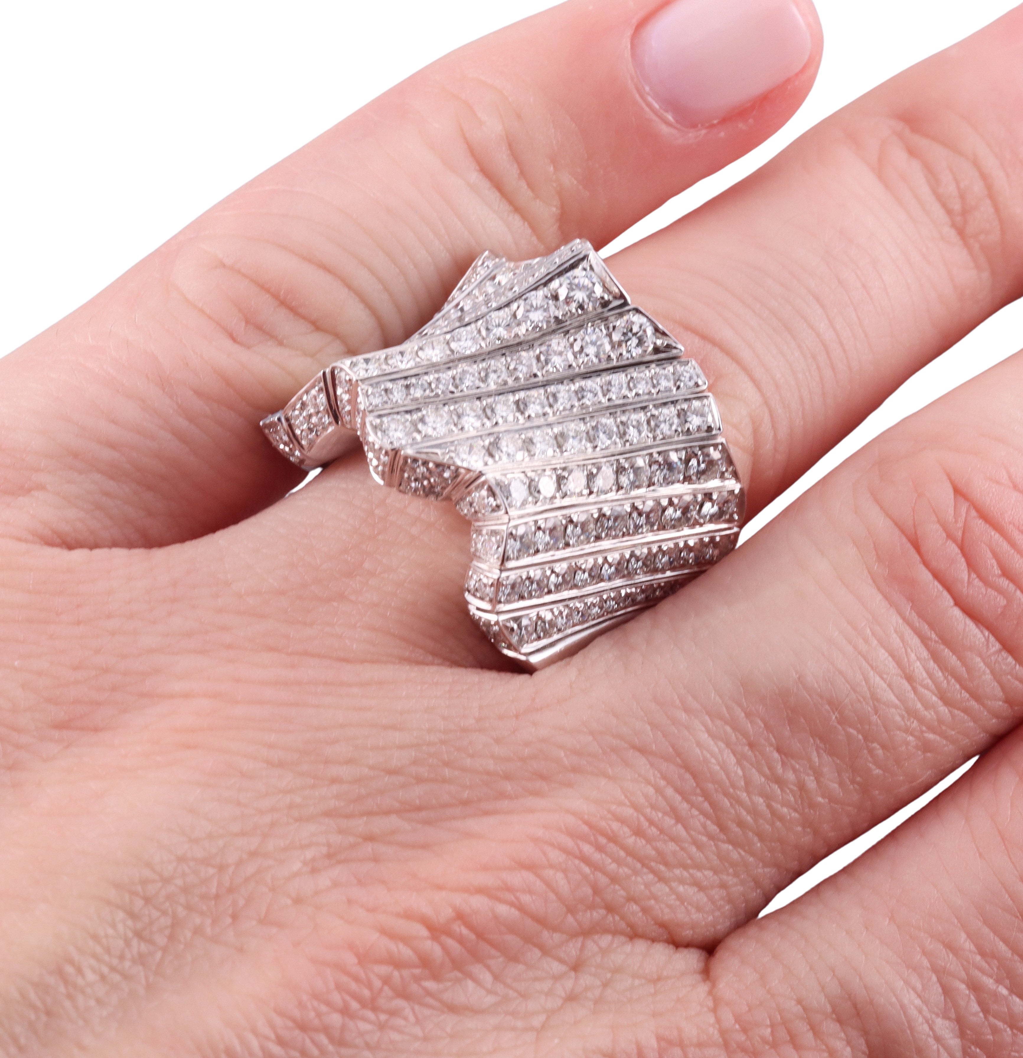 Damiani 18k Gold Diamond Ring