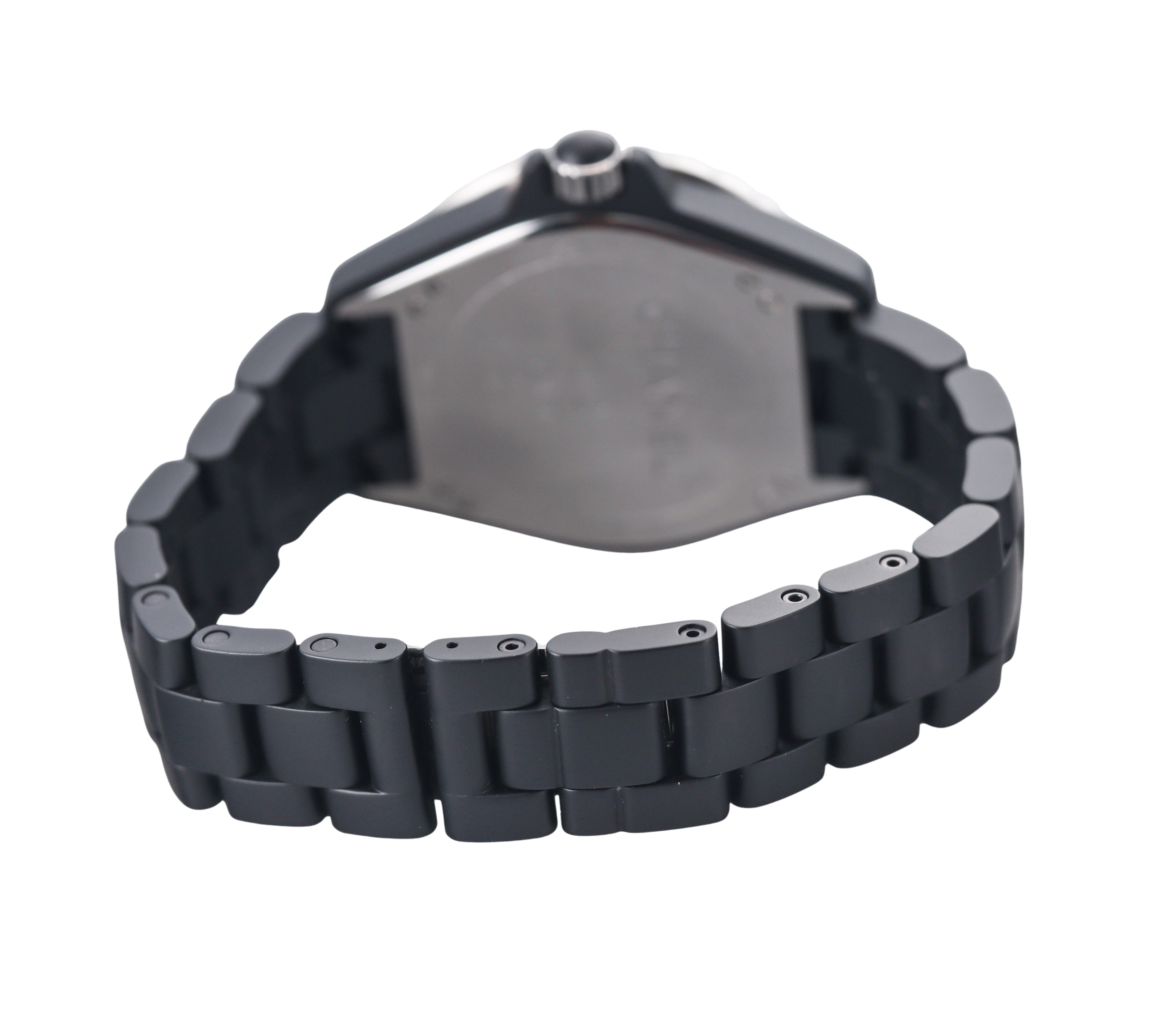 Chanel J12 GMT Matte Black Ceramic Steel 41mm Watch H3101