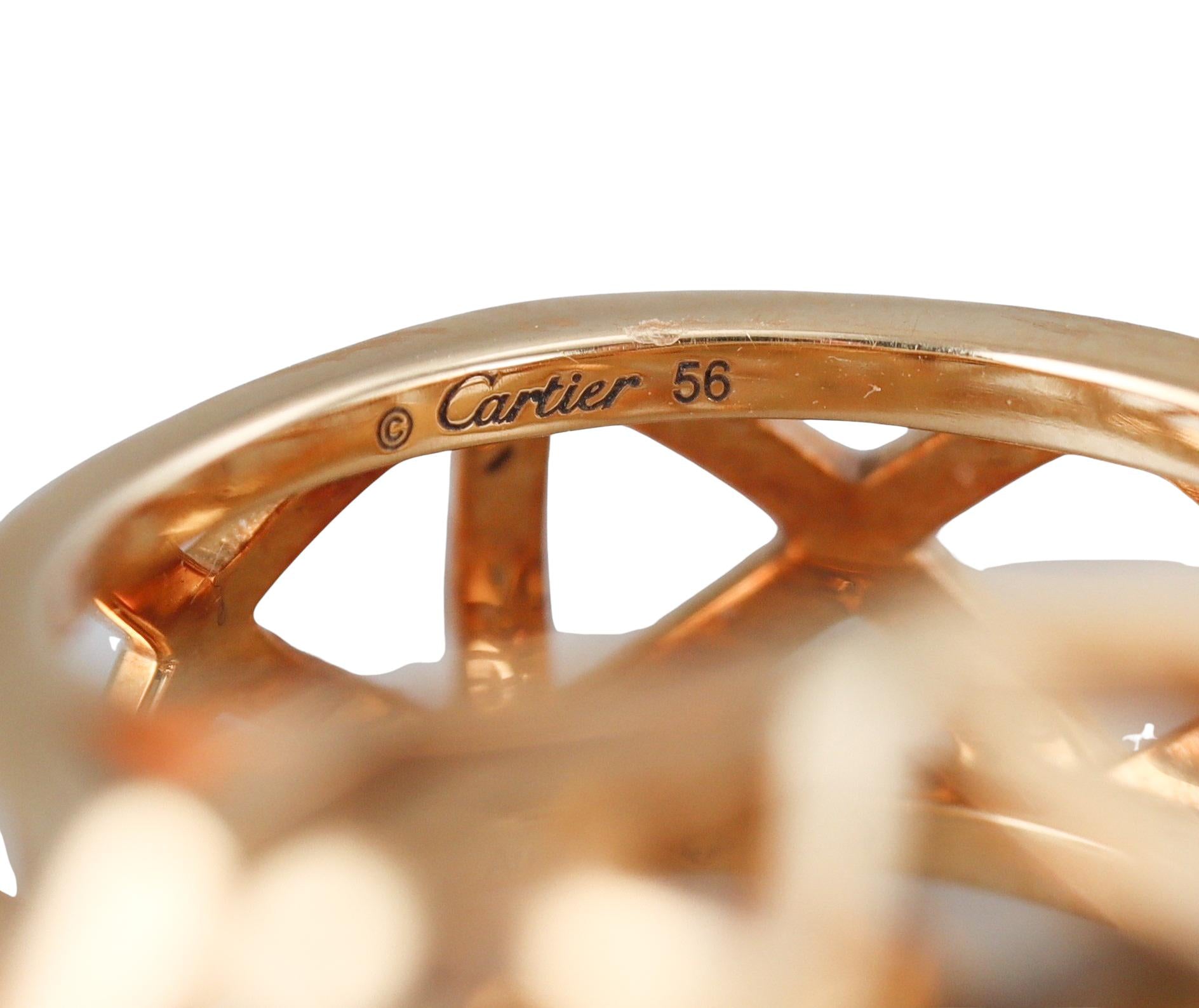 Panthere de Cartier Tsavorite Onyx Gold Ring