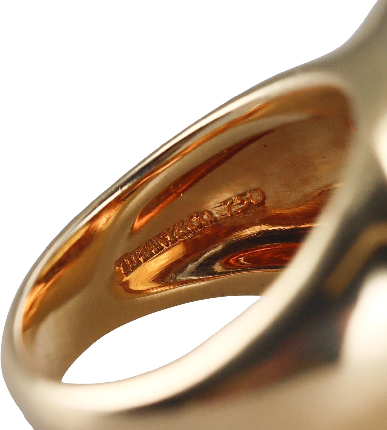 Tiffany & Co Paloma Picasso Citrine Gold Ring