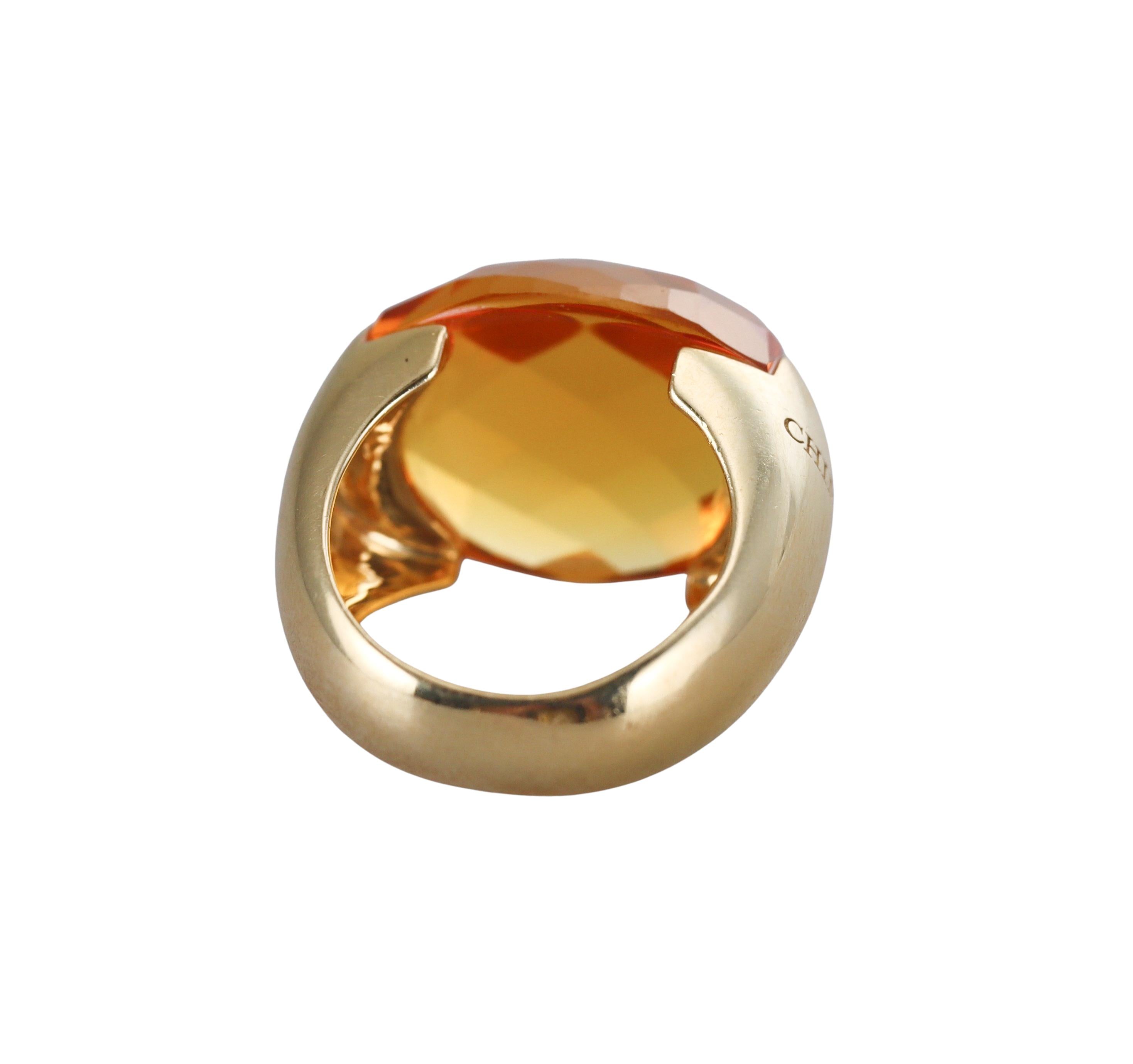 Chimento Accordi Citrine Gold Ring