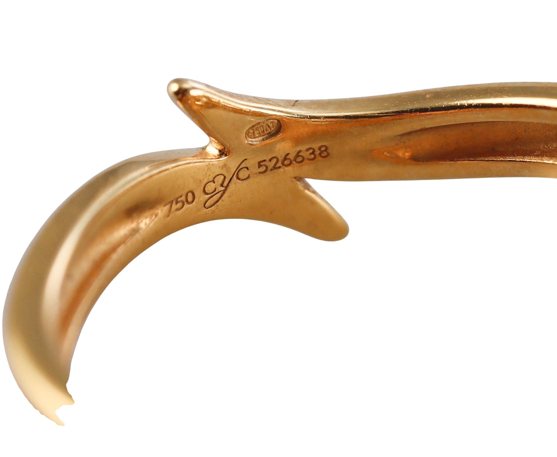 Carrera y Carrera Sol y Sombra Diamond Gold Ring