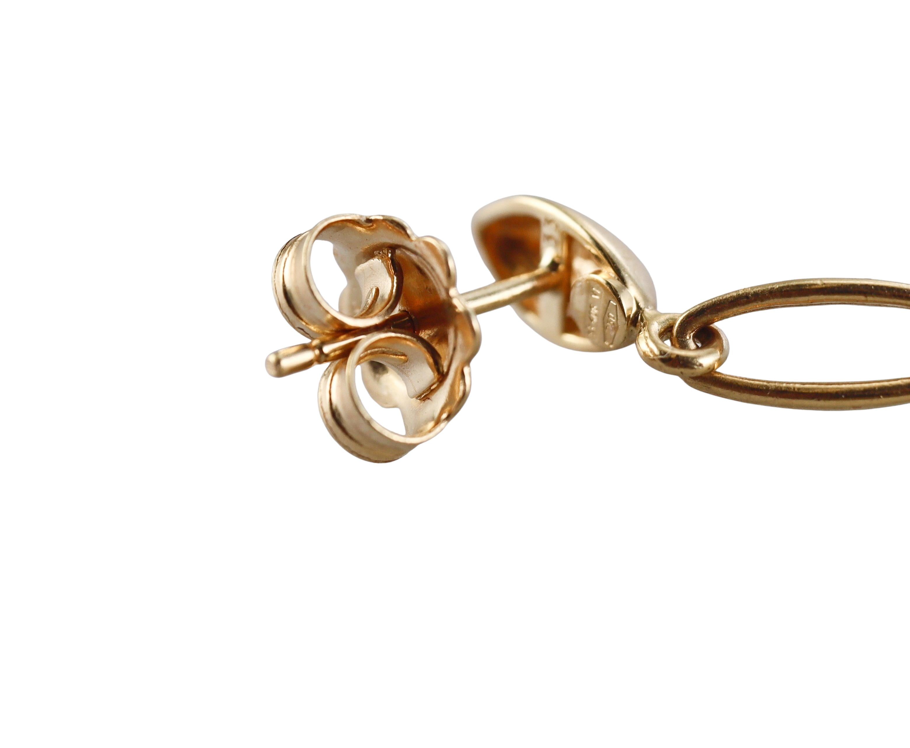 Chimento Accordi Citrine Gold Drop Earrings