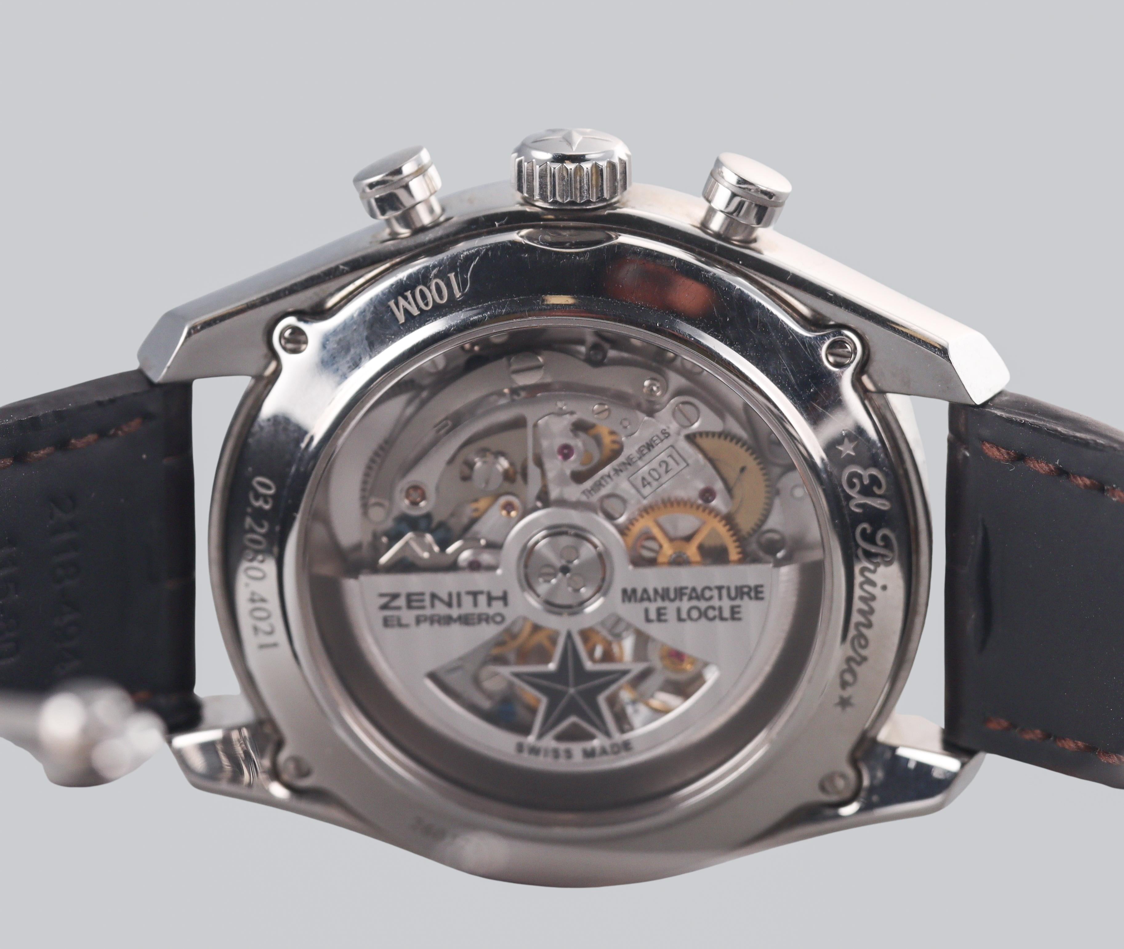Zenith El Primero Chronomaster Open Power Reserve Watch 03.2080.4021